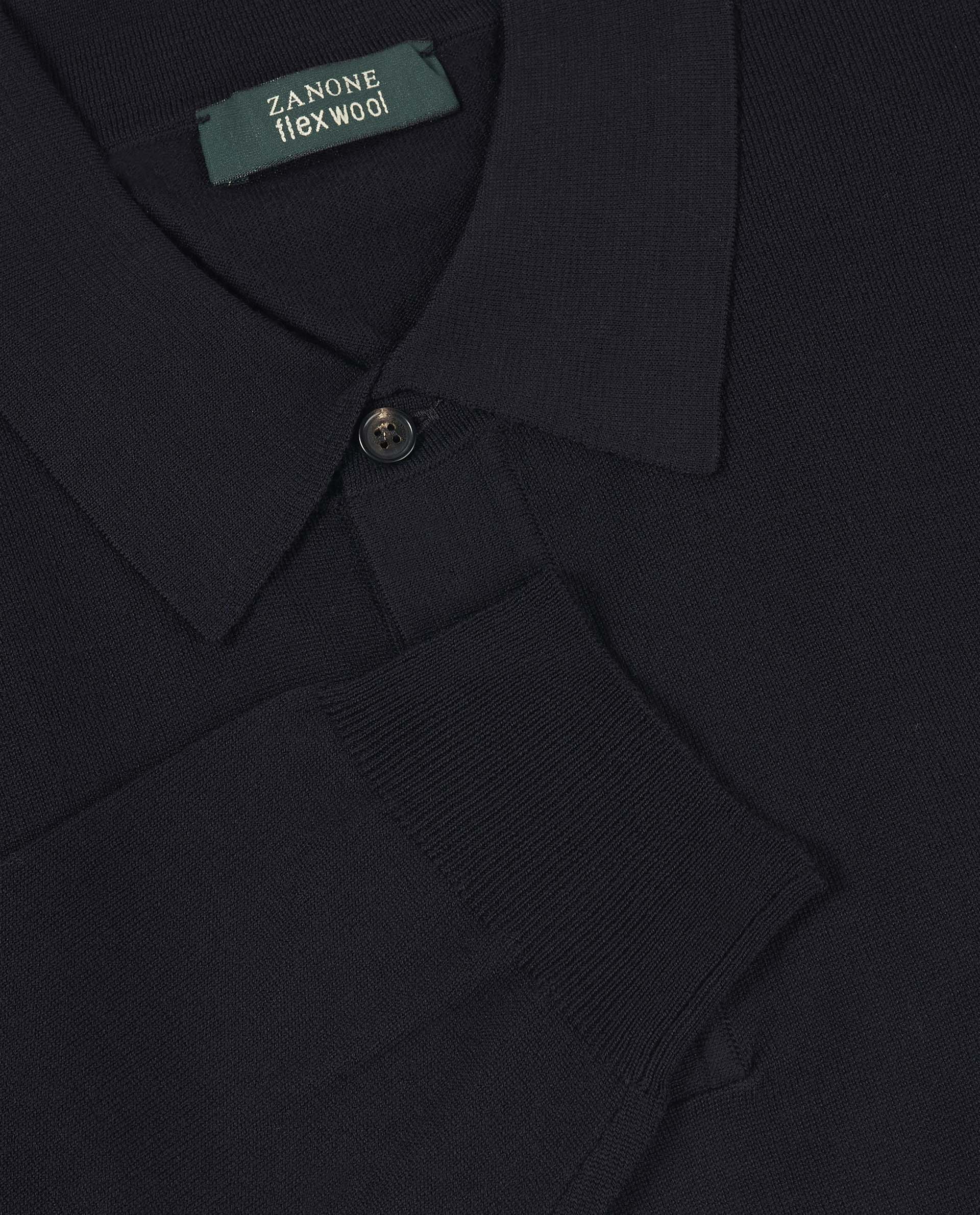 Lange Mouw Polo - Donkerblauw