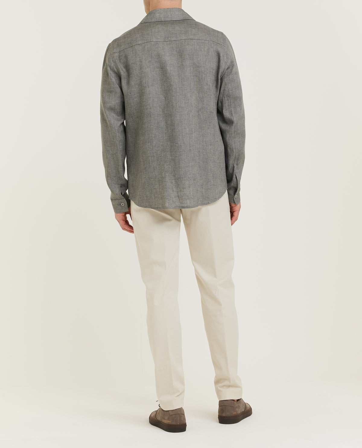 Linnen Overshirt - Grijs