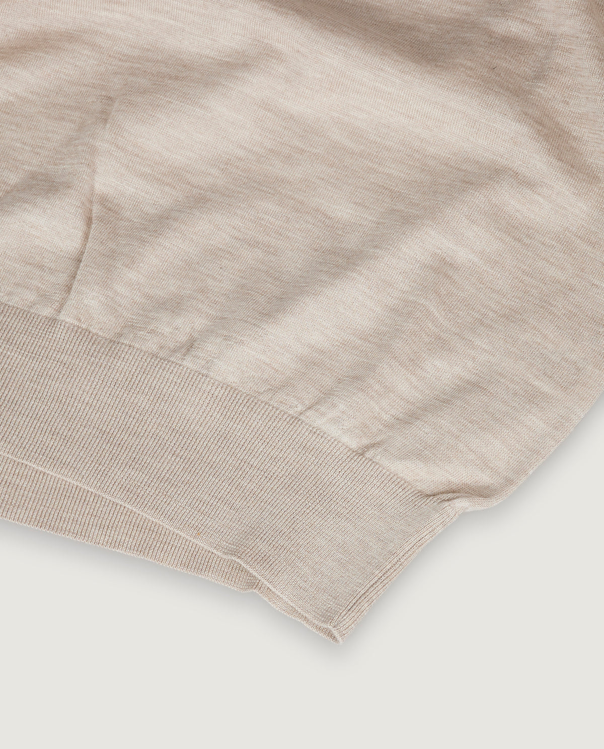 Wol Blend Polo - Lichtbruin