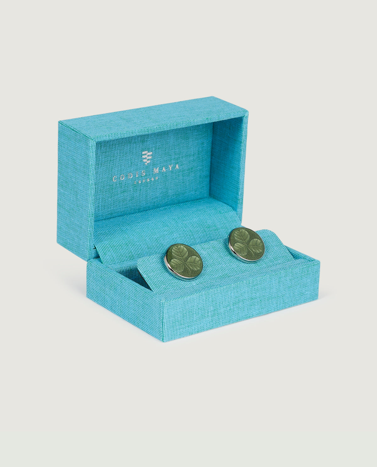 Shamrock Clover Manchetknopen - Groen