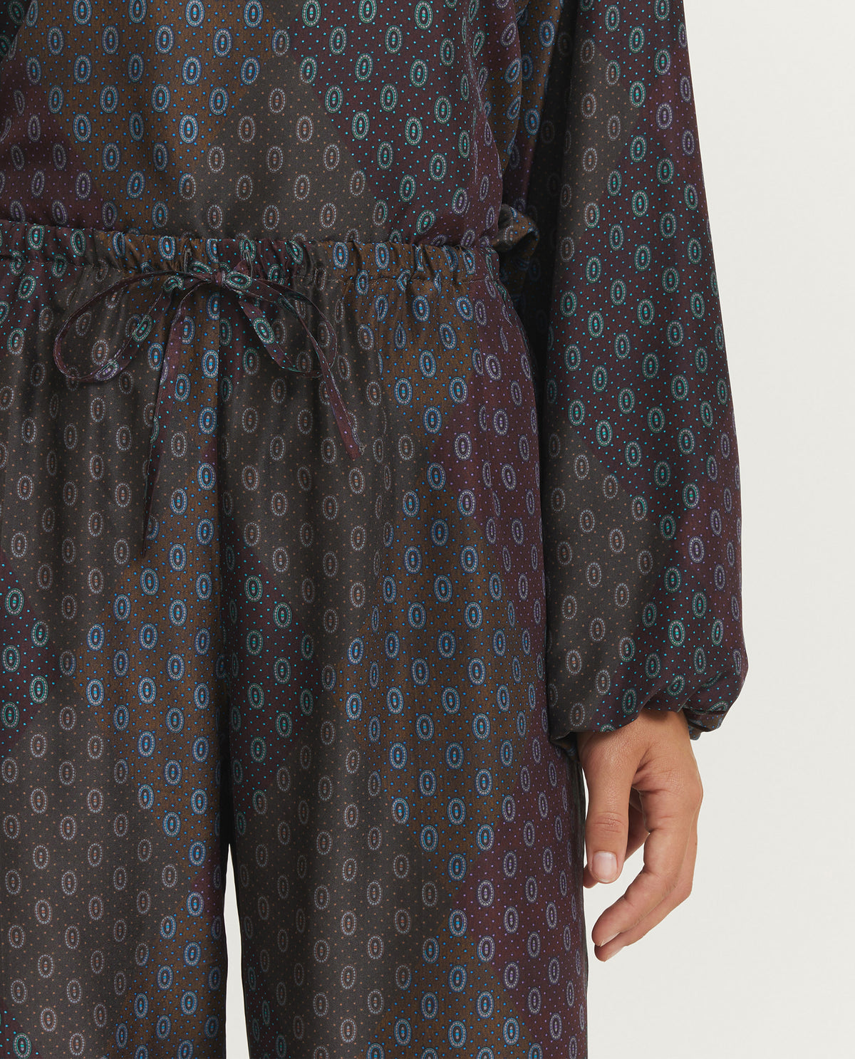 Silk Argyle Trousers