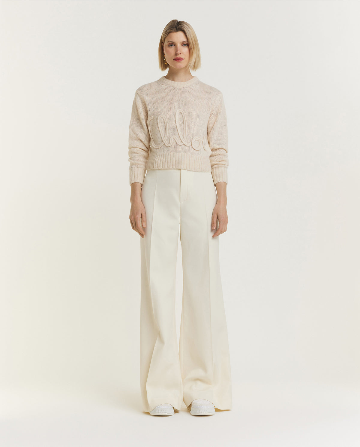 Alpaca Silk Logo Jumper