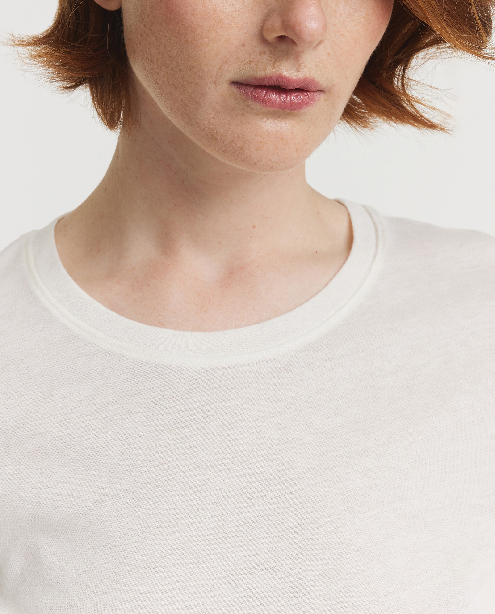 Cotton Cashmere Long Sleeve Top