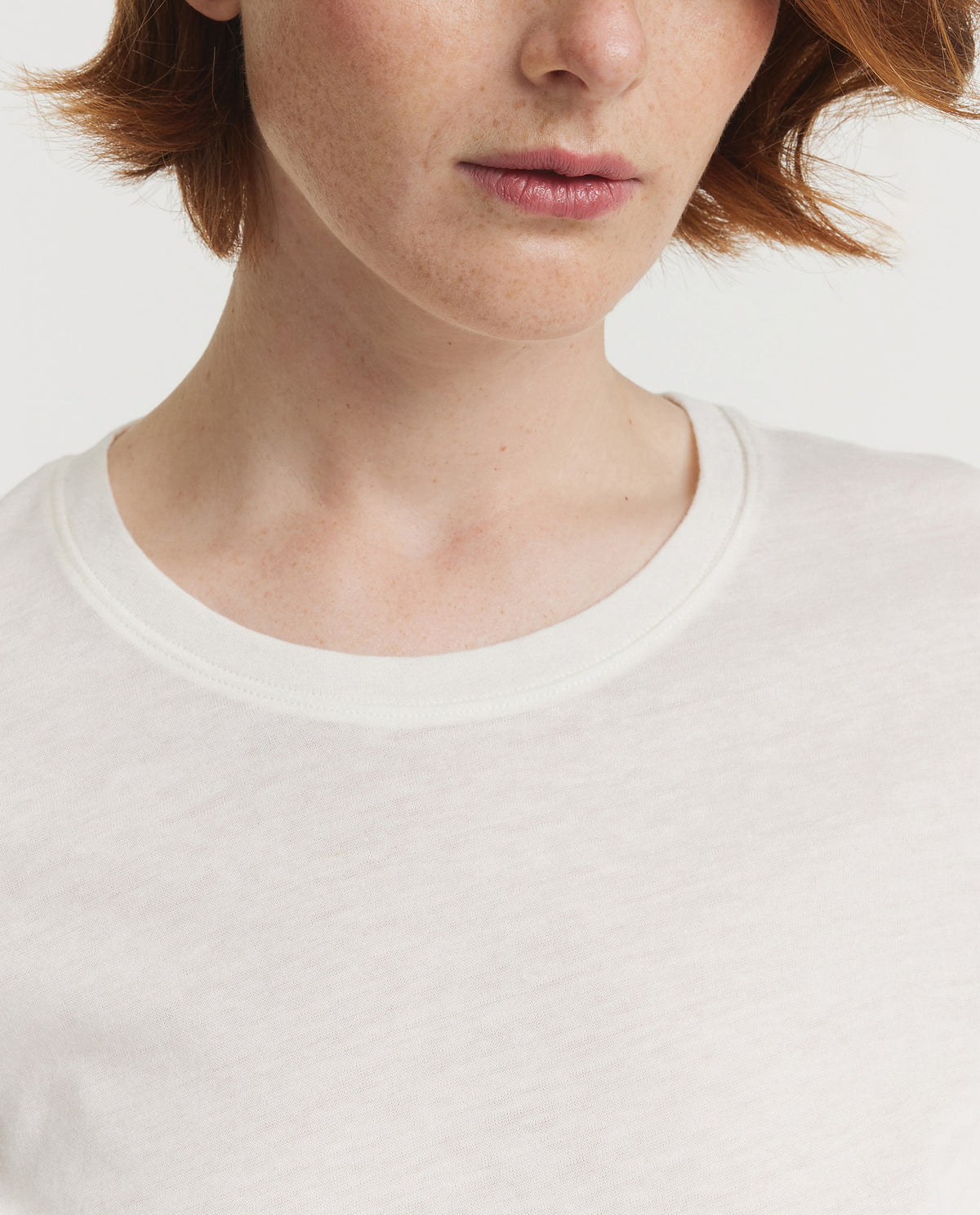 Cotton Cashmere Long Sleeve Top