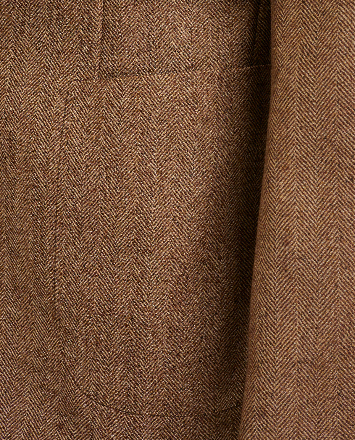 Visgraat Jasje - Lichtbruin