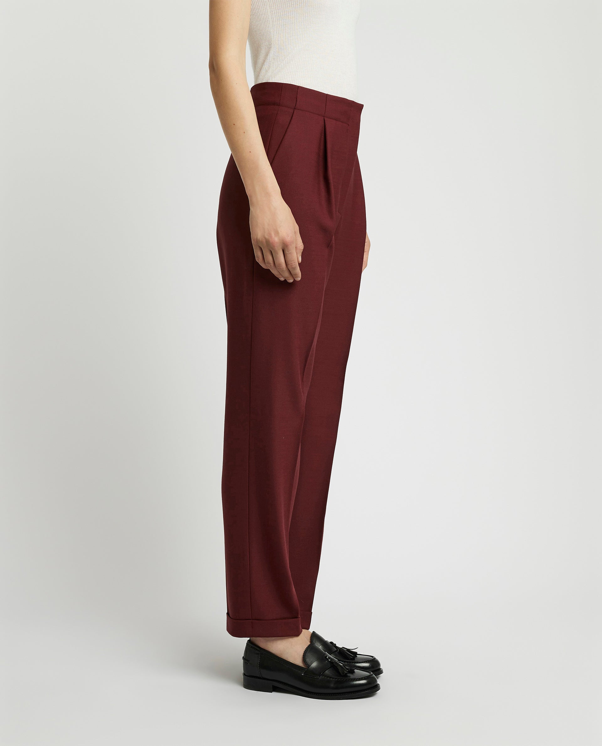 Rechte broek - Paars