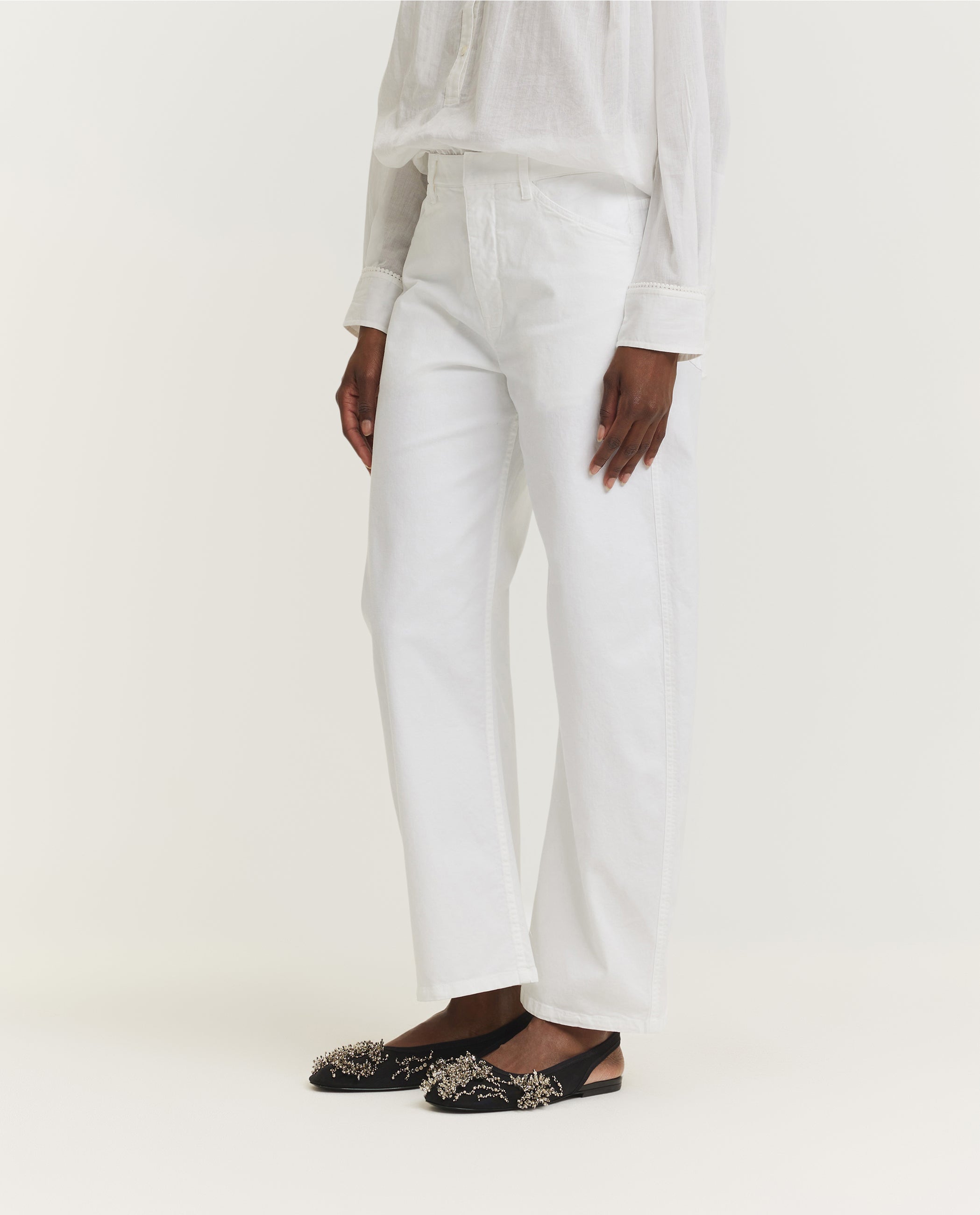 Relaxed Cotton Trousers