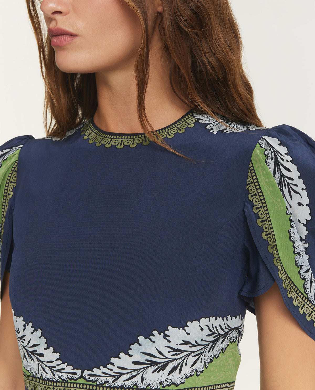 Silk Cherie Scarf Dress