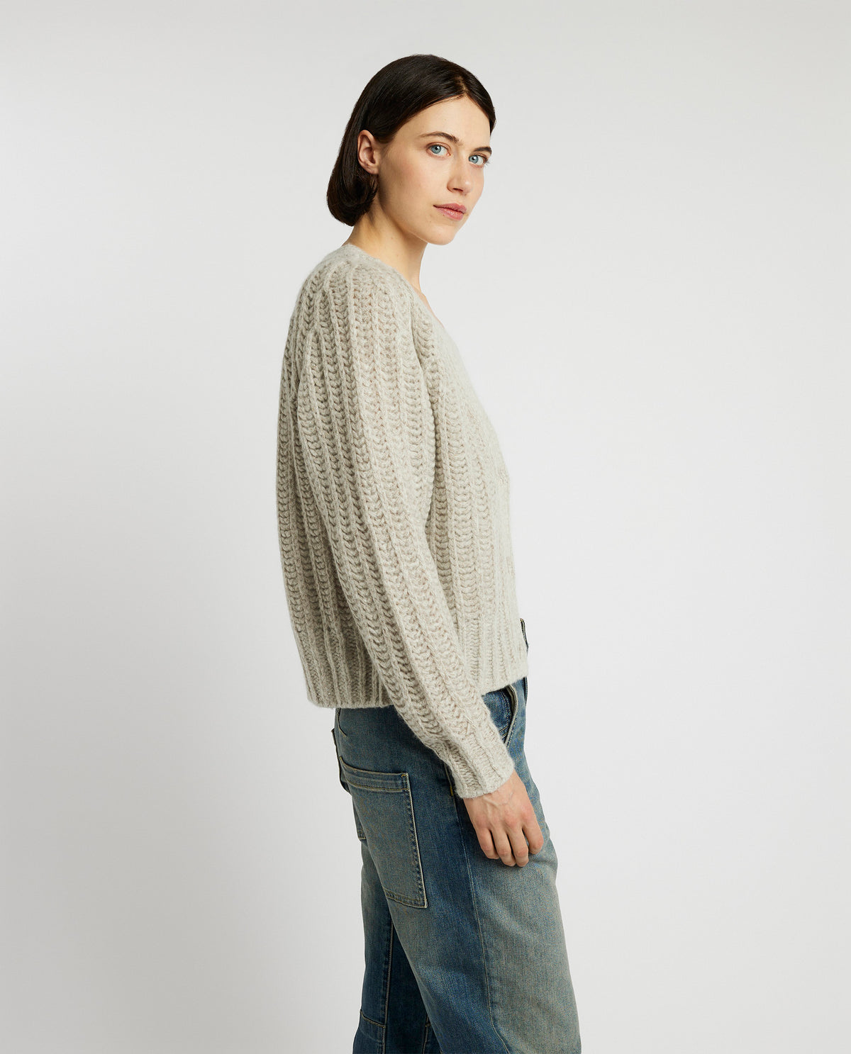 Wool cardigan