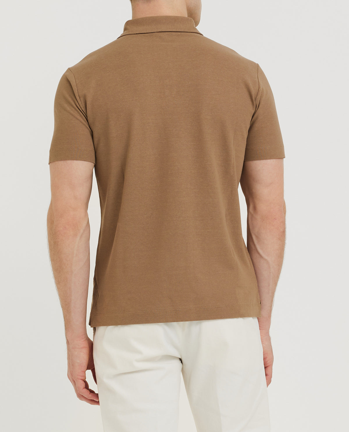 Ice Cotton Polo - Lichtbruin