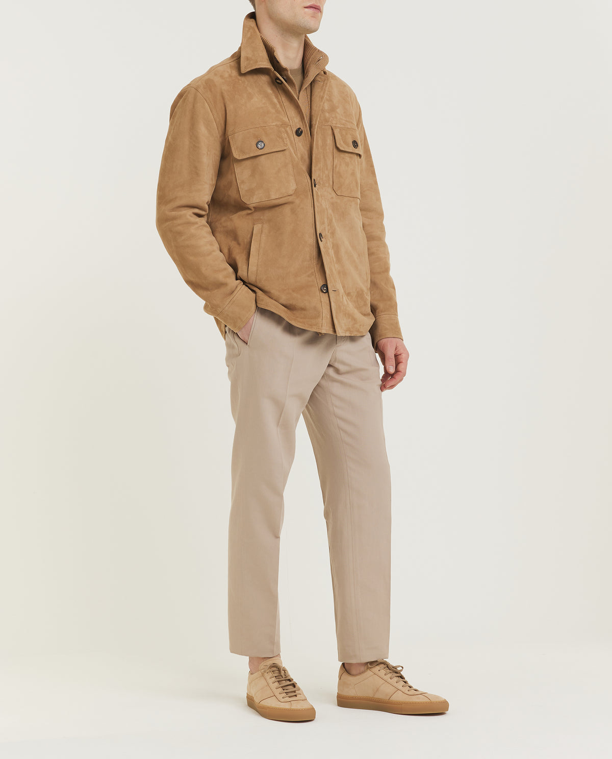 Suede Overshirt