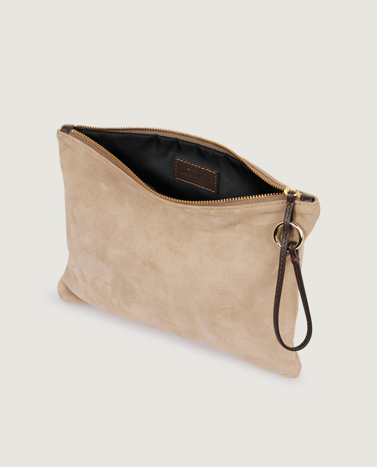 Suede Etui - Lichtbruin