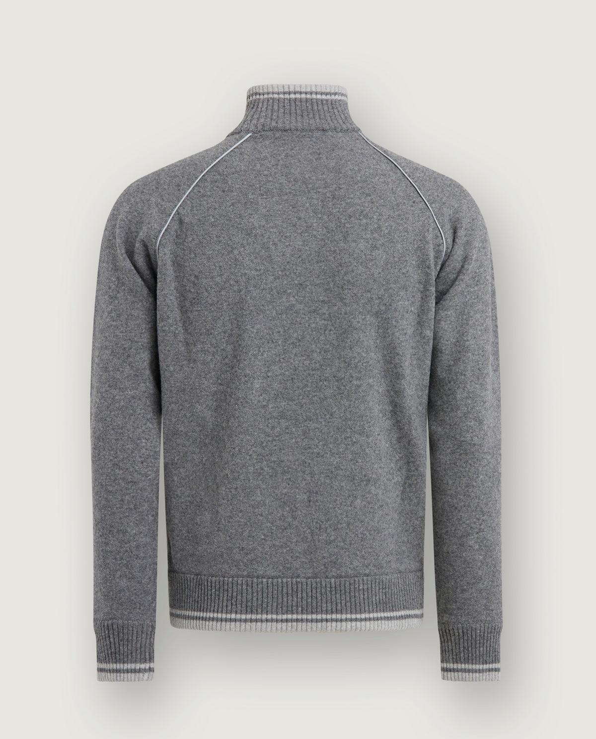 Wol Cashmere Raglan Vest - Grijs