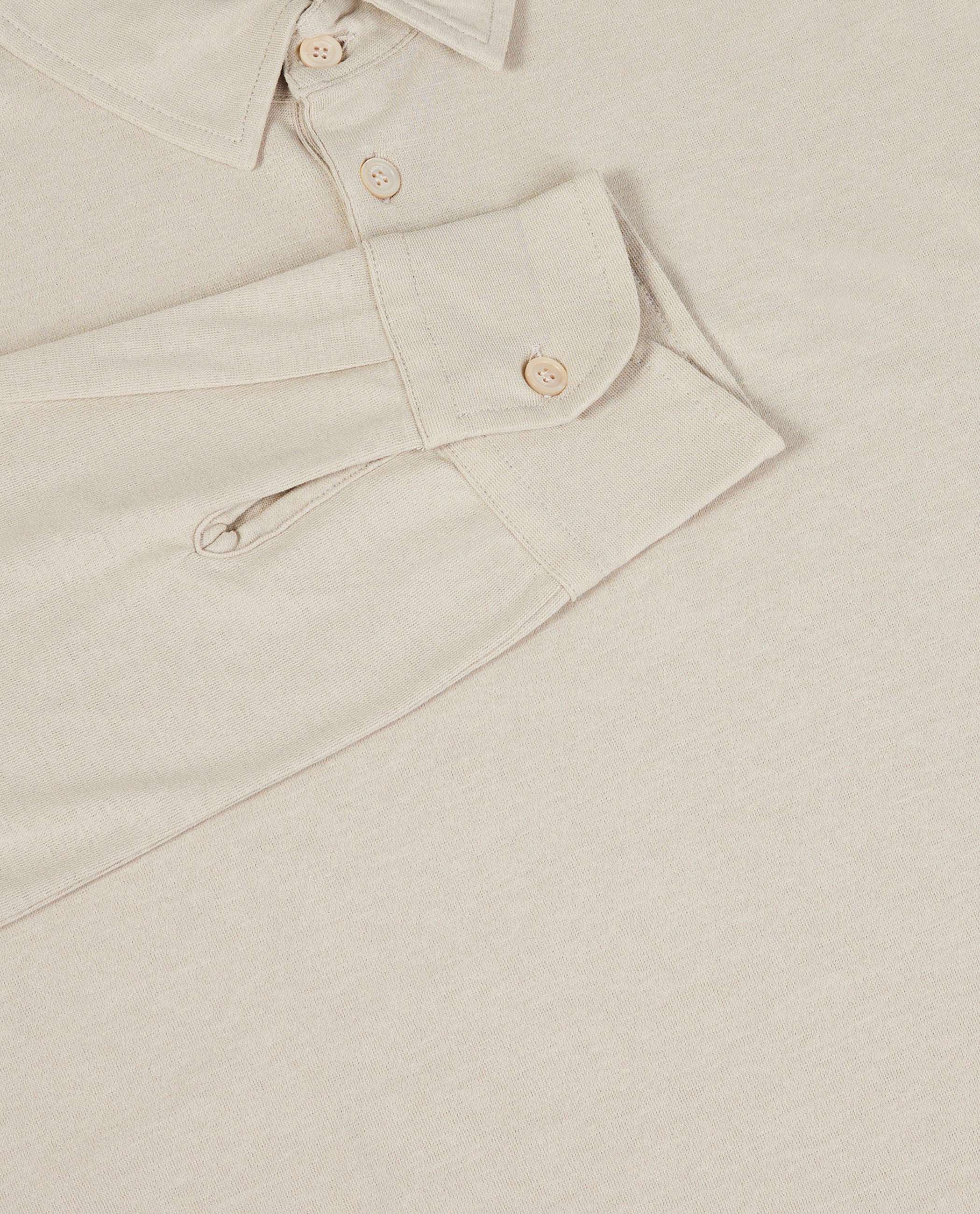 Ice Cotton Polo - Ecru