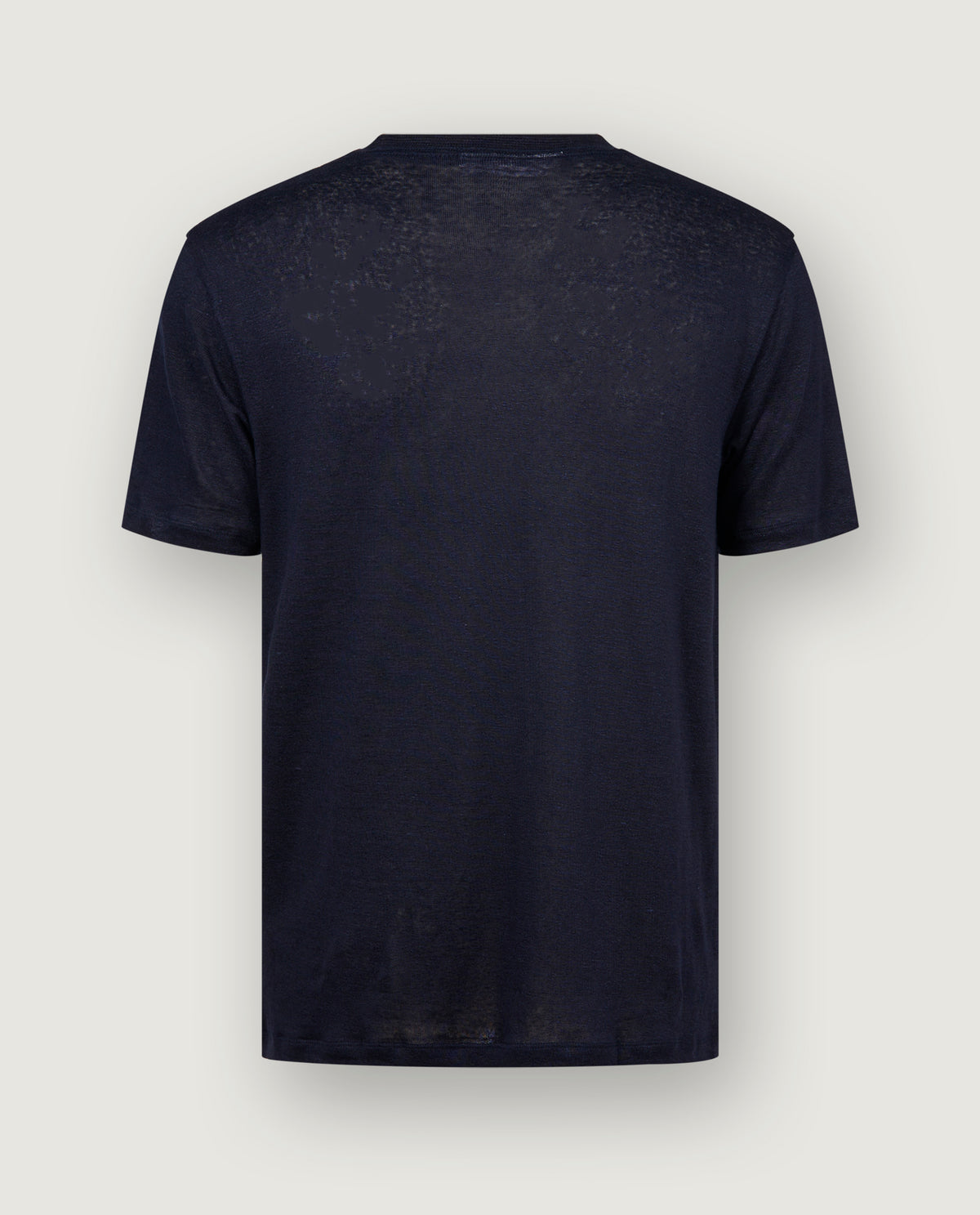 Linnen T-Shirt - Donkerblauw