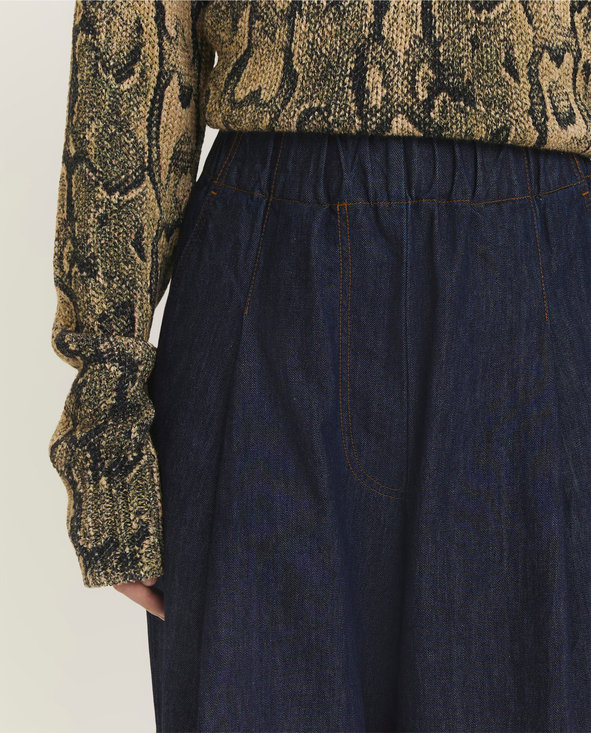 Pila Wijde Katoenen Broek - Blauw