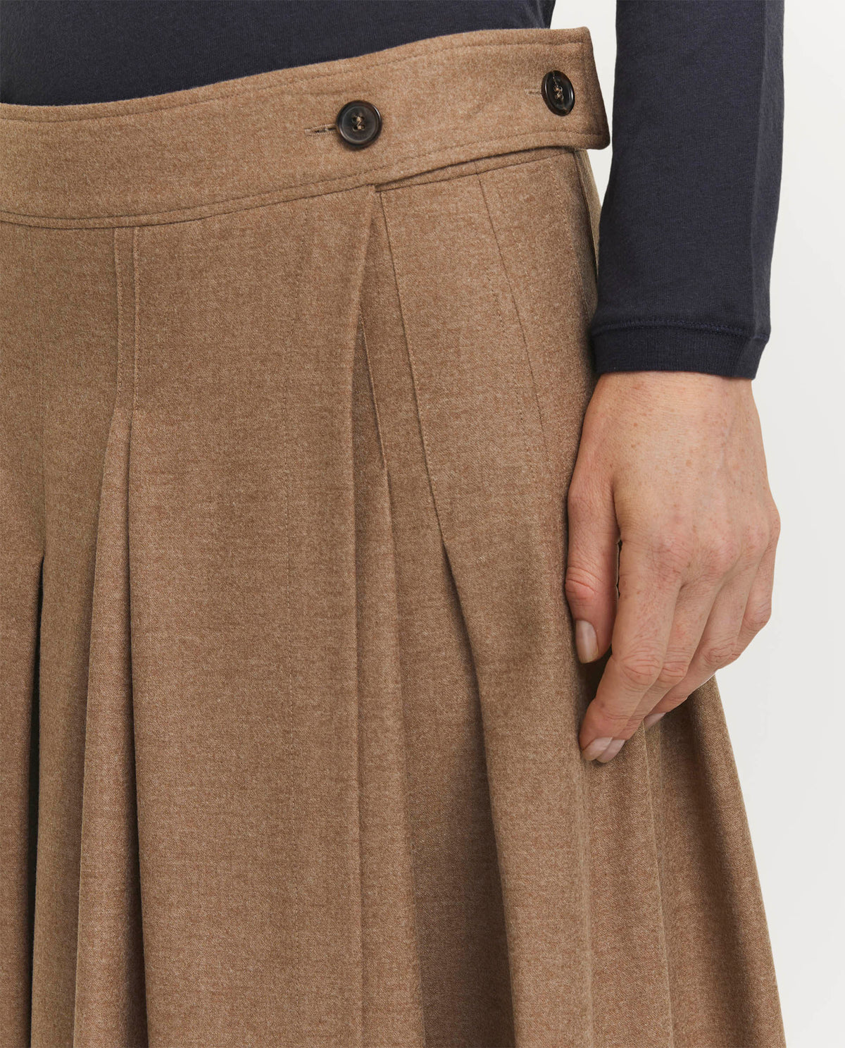 Pleated skirt