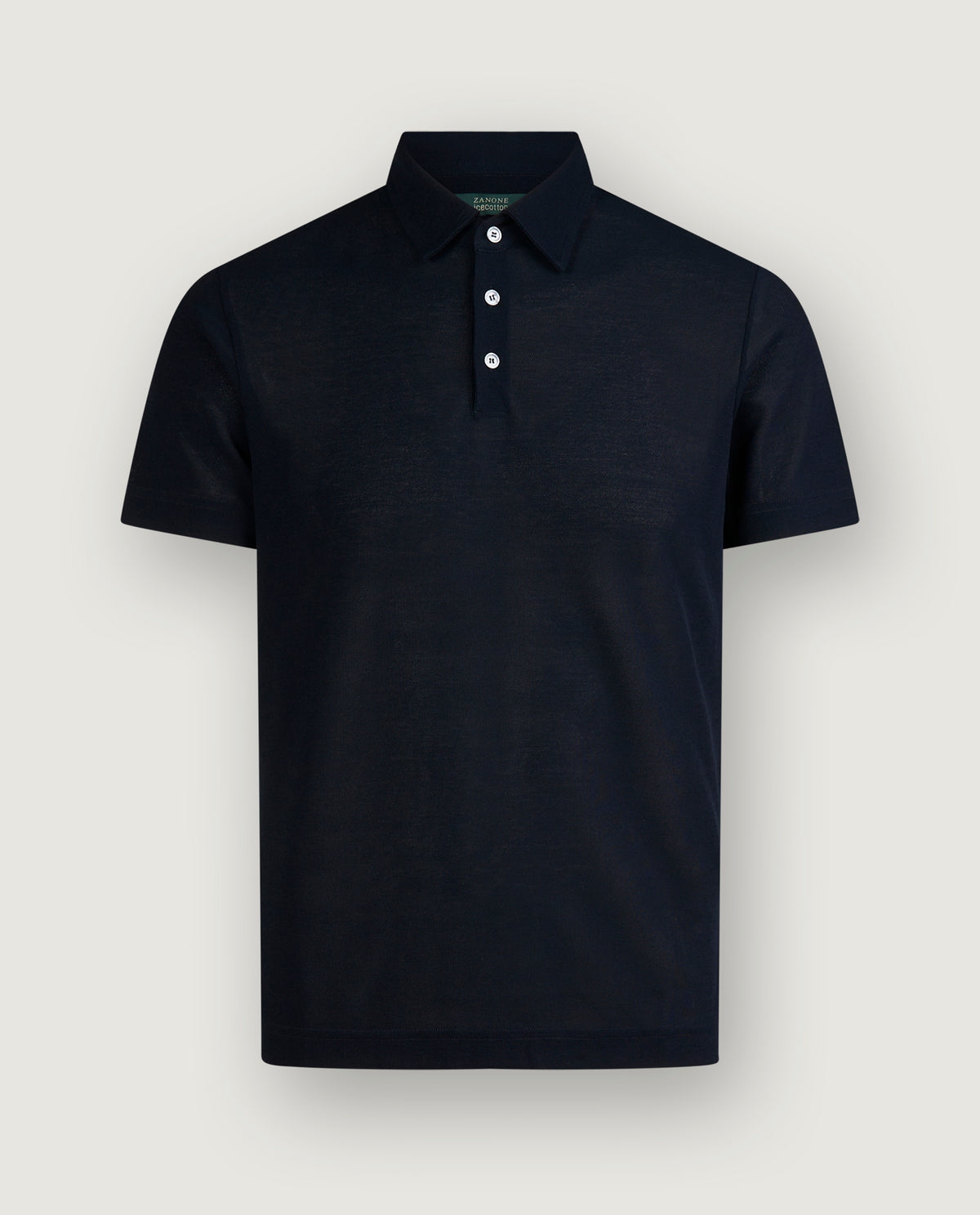 Ice Cotton Pique Polo - Donkerblauw