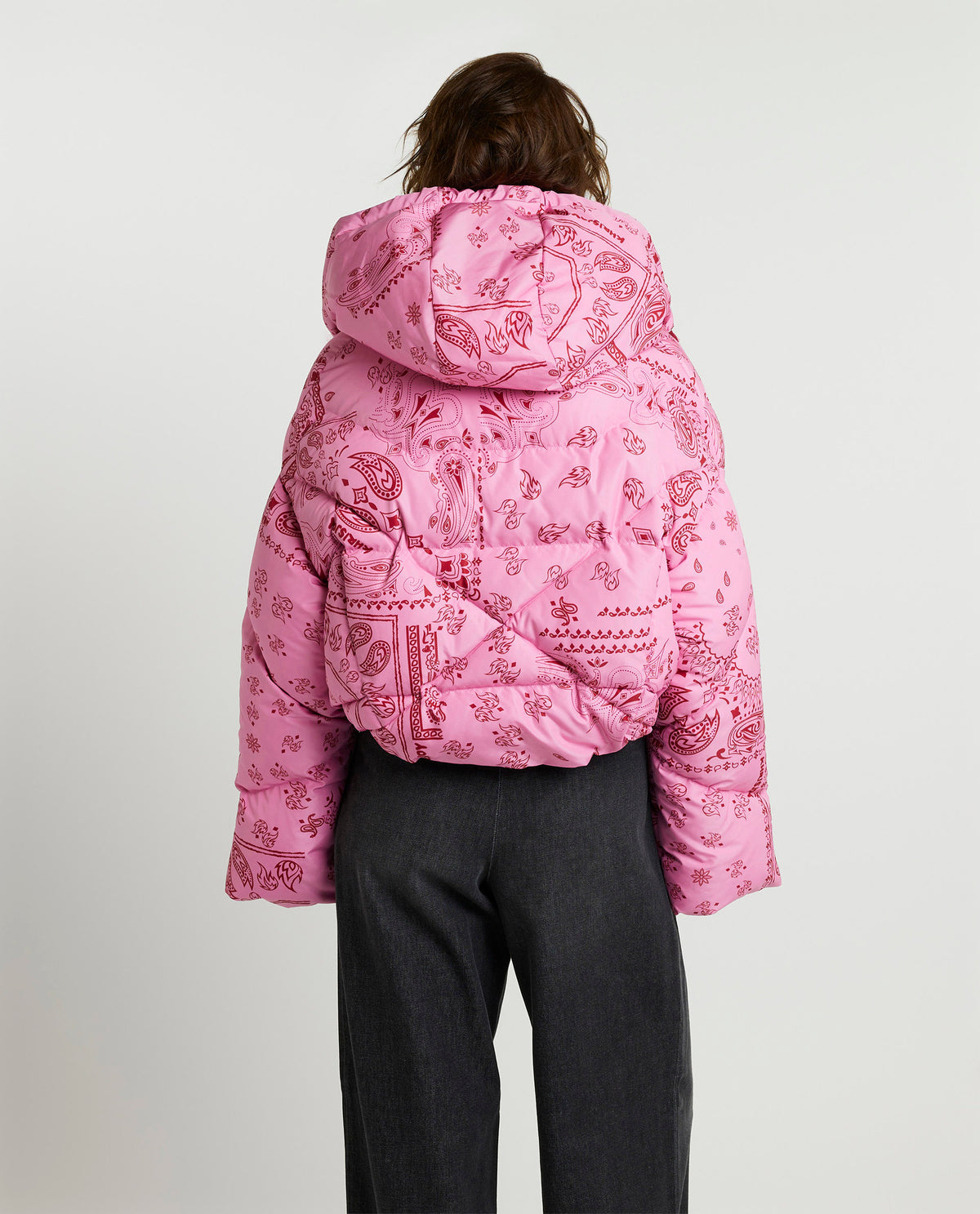 Short jacket with print