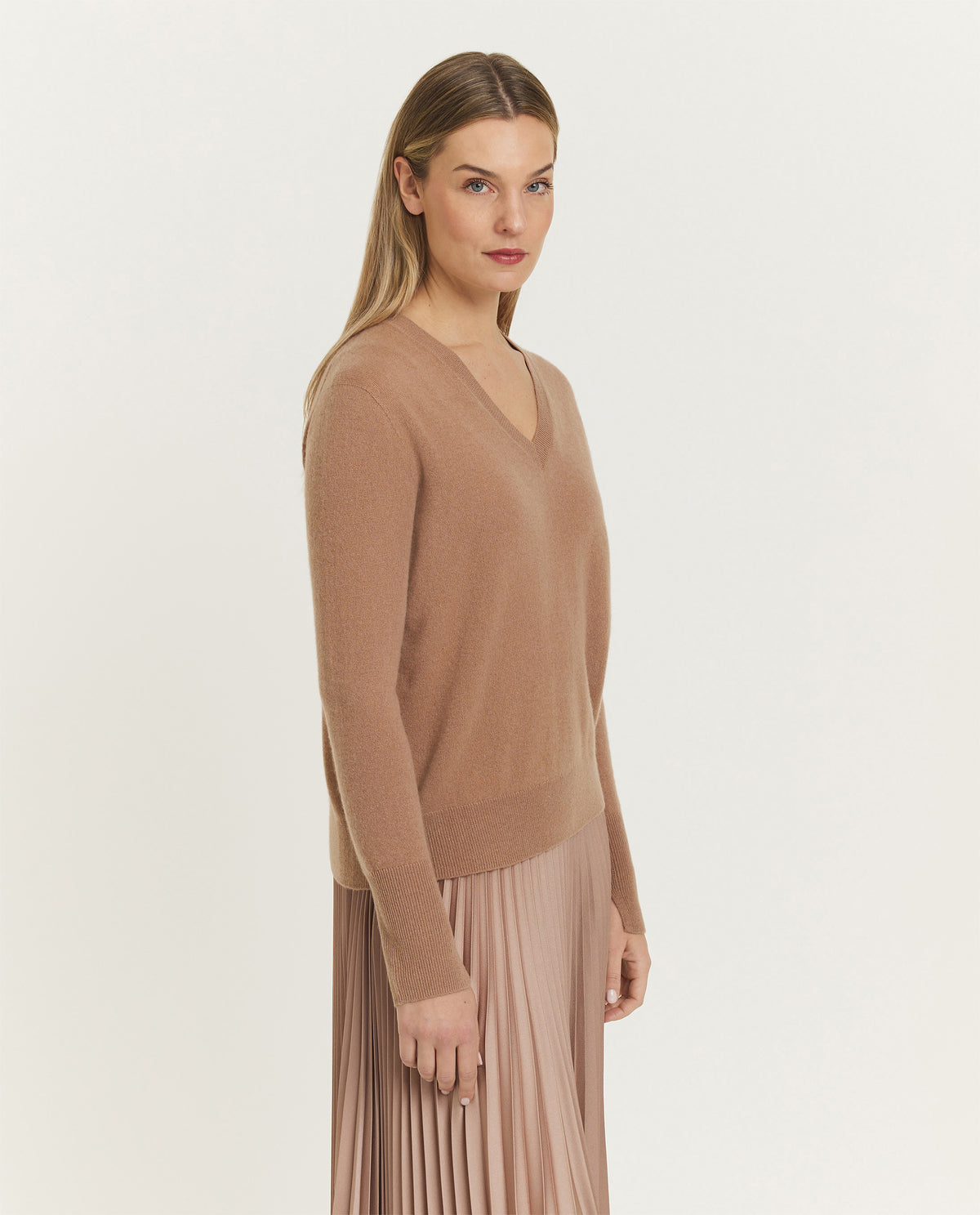 Cashmere V-hals trui