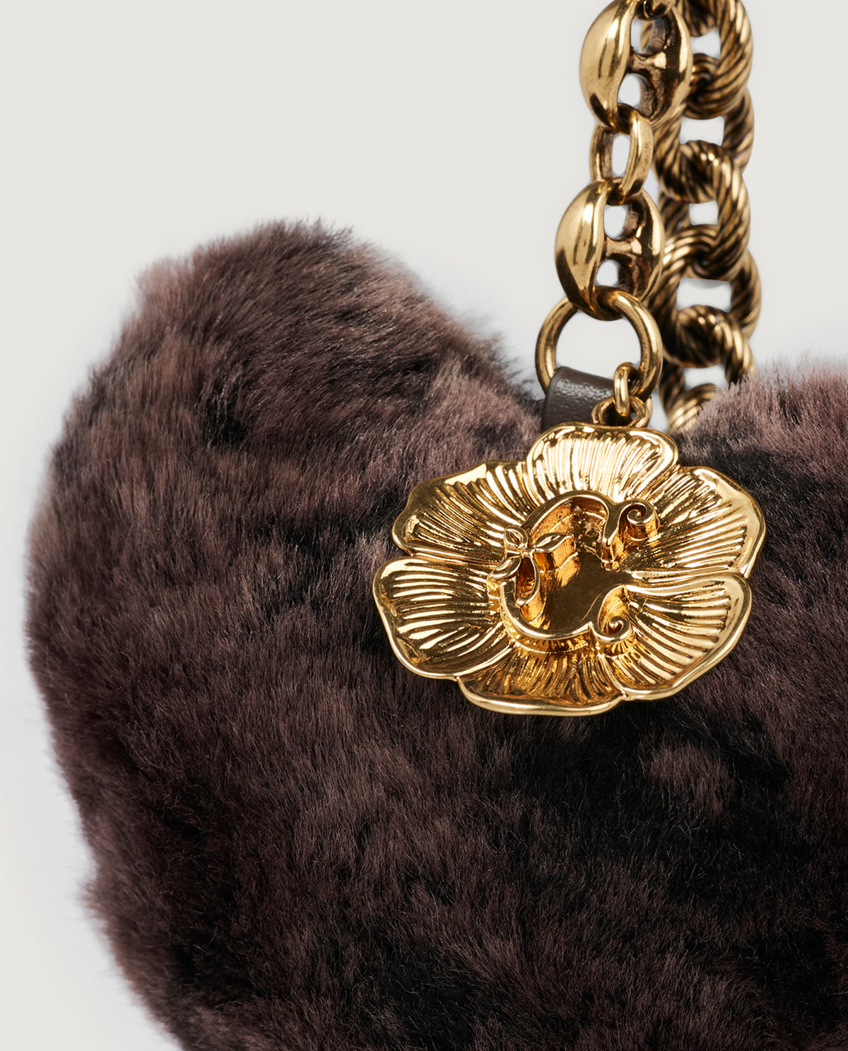 Hart Shearling Tasbedel - Bruin