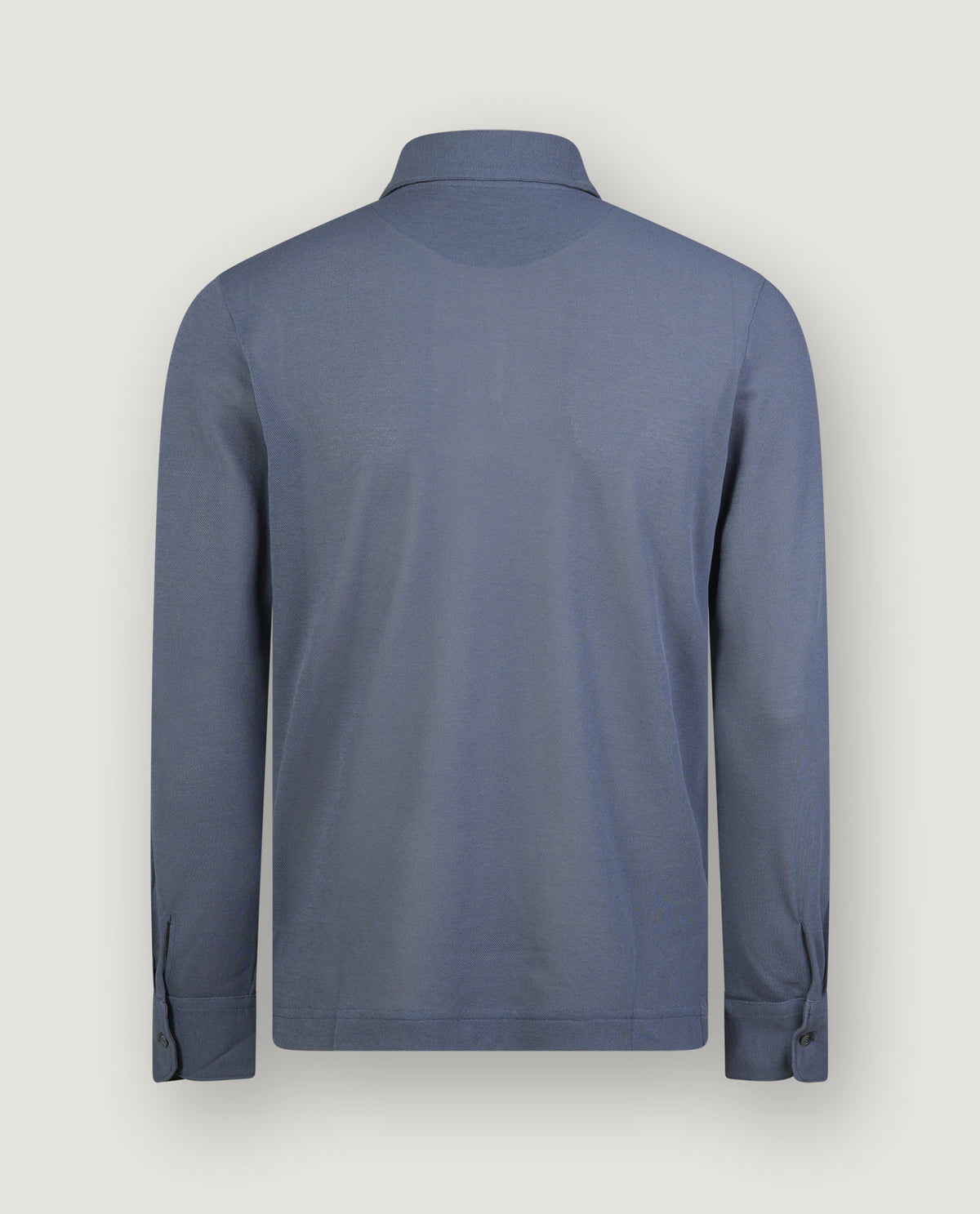 Pique Ice Cotton Polo - Blauw