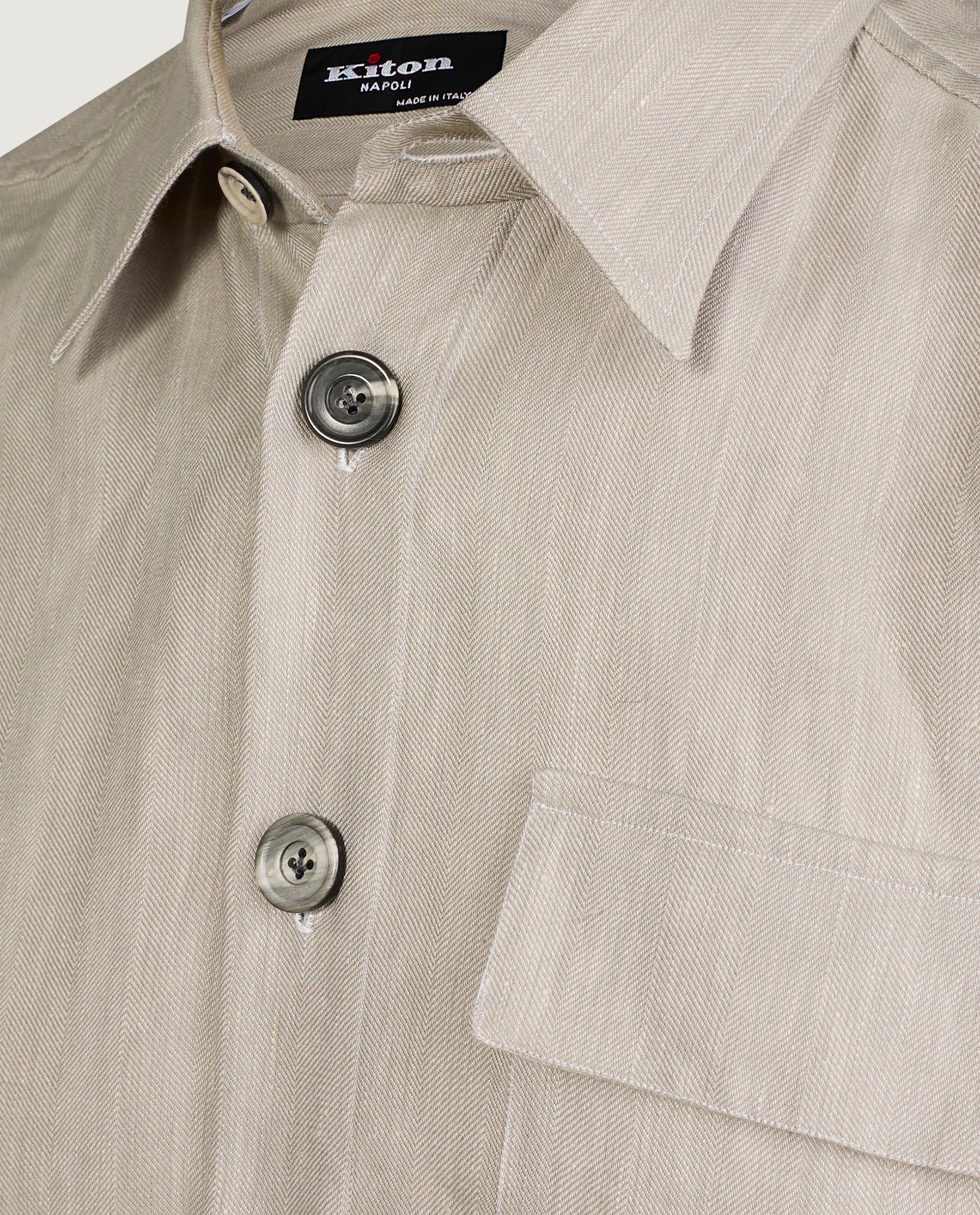 Cashmere Linen Overshirt