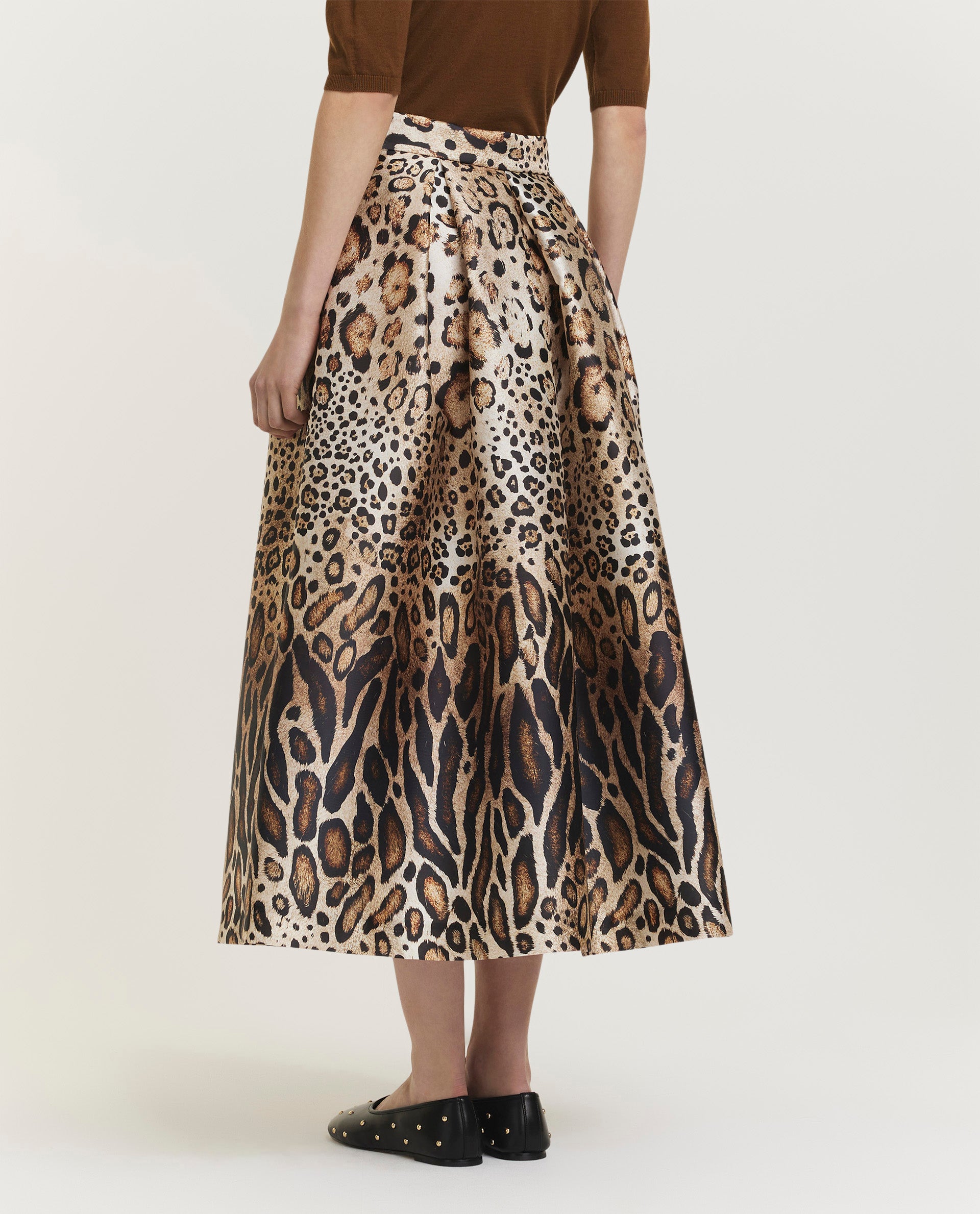 A-Line Midi Skirt
