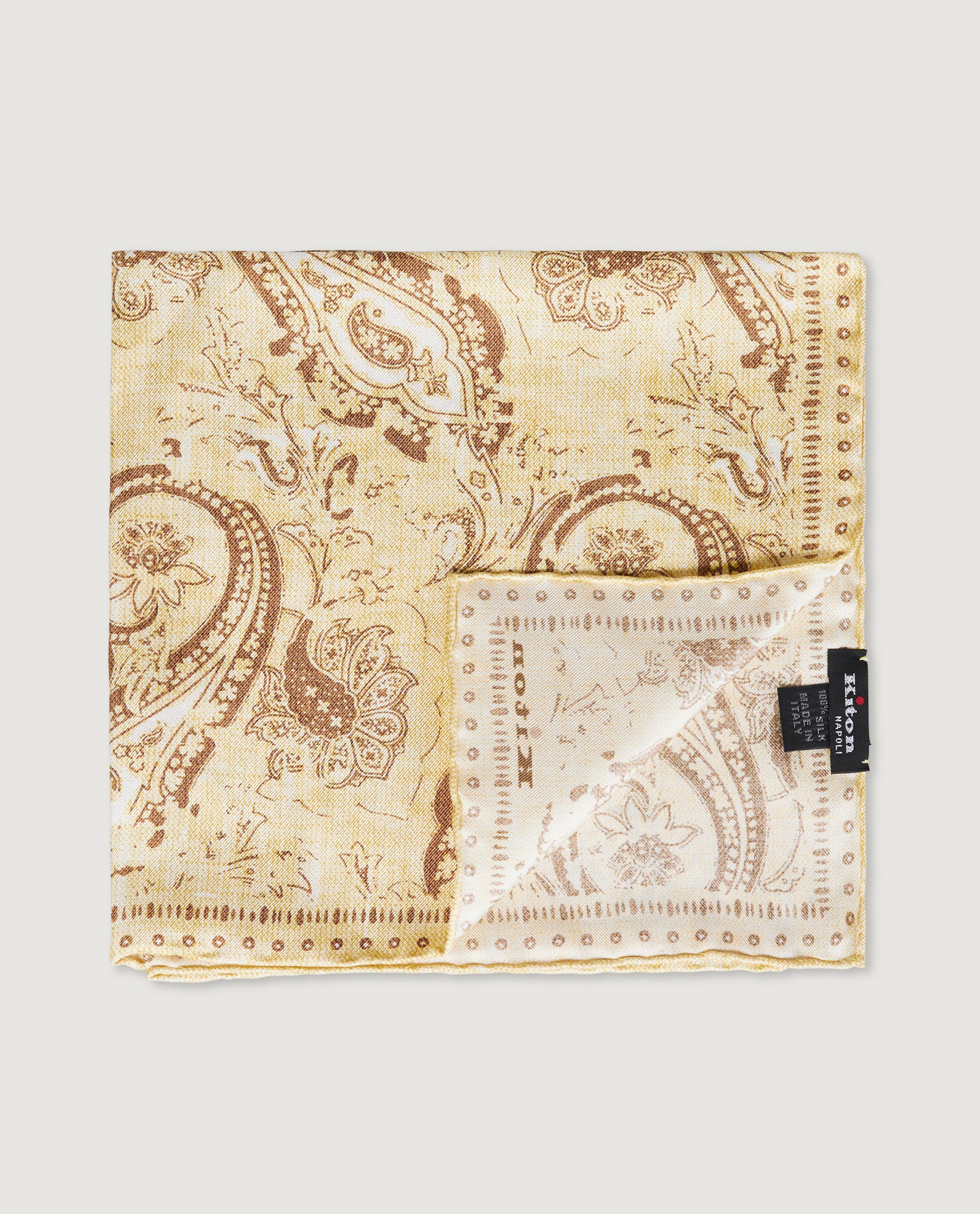 Printed Silk Pocket Square