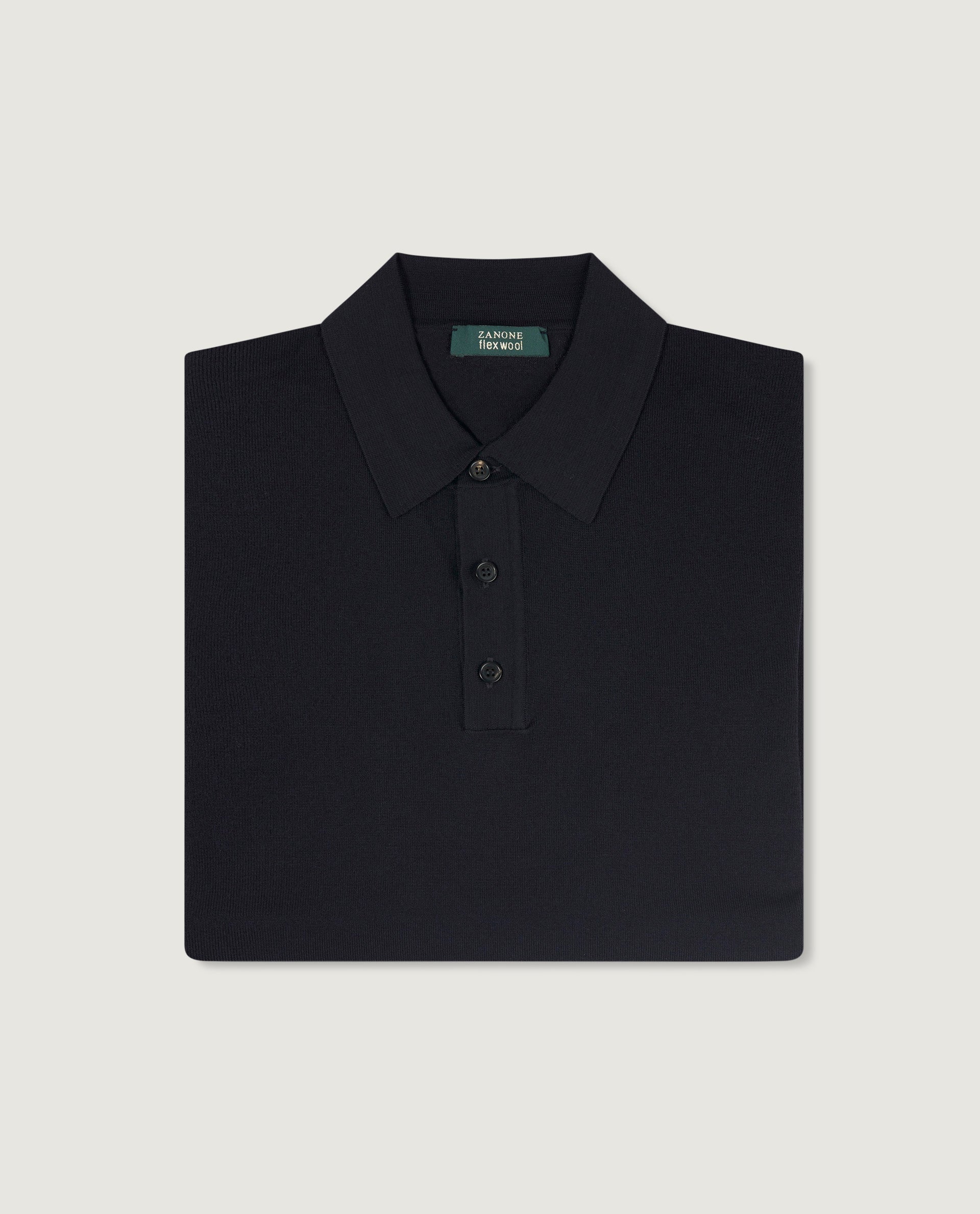 Lange Mouw Polo - Donkerblauw