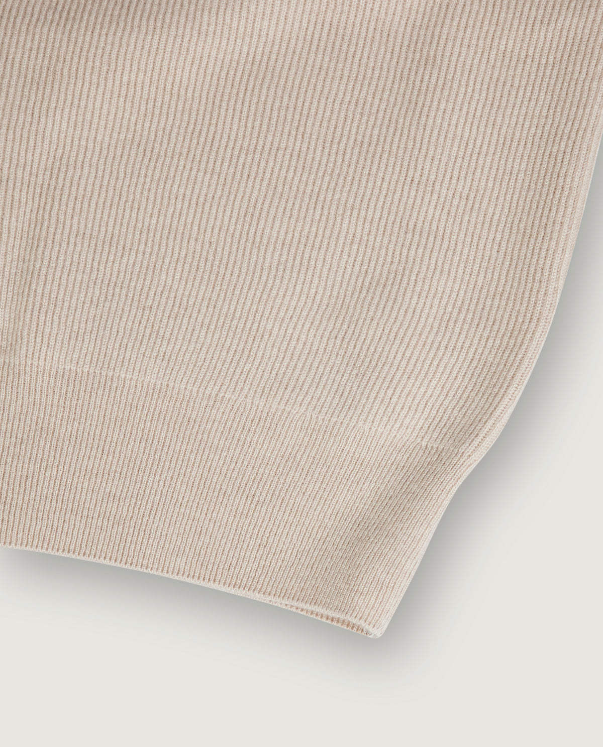 Cashmere Ronde Hals Trui - Lichtbruin