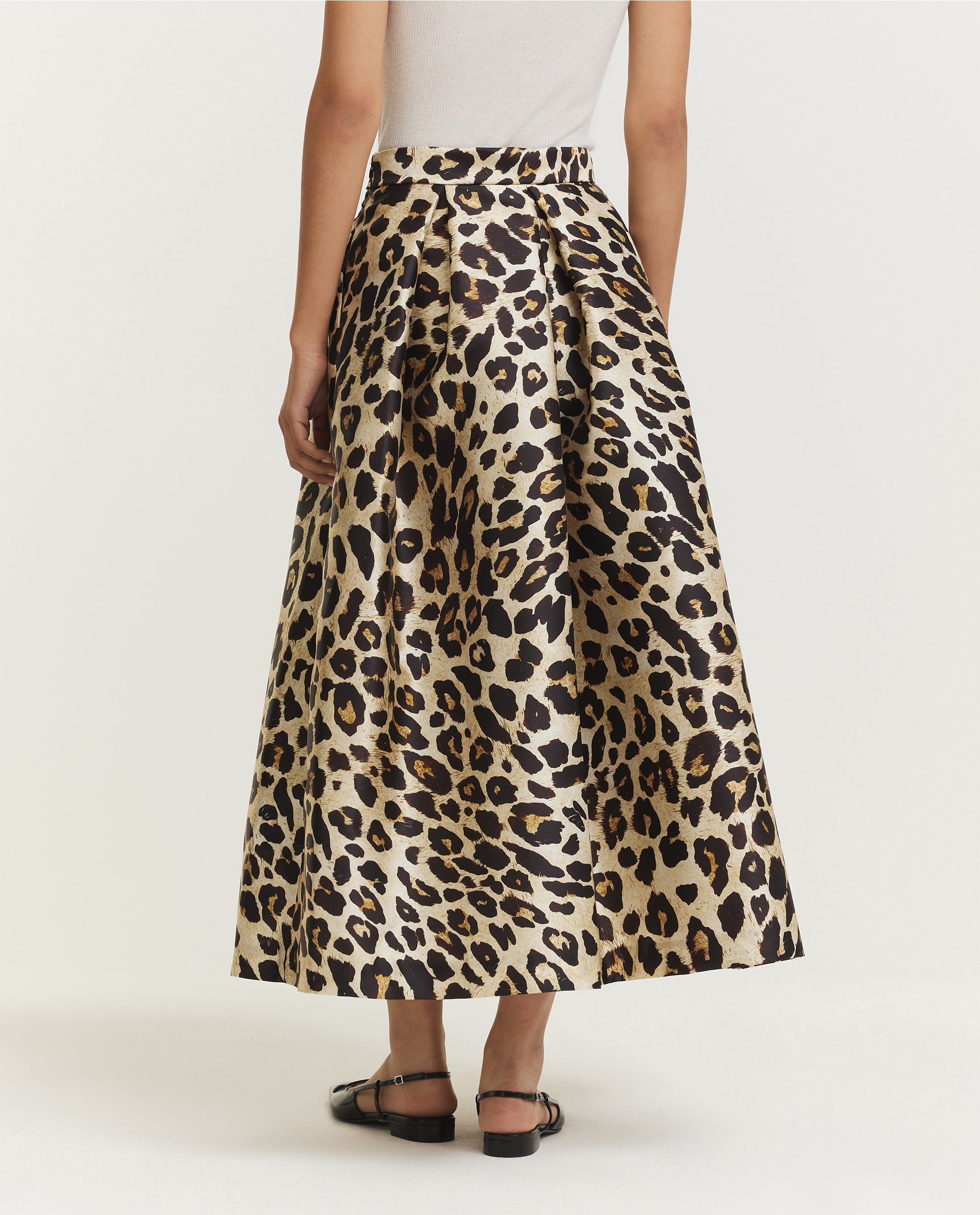 A-Line Midi Skirt