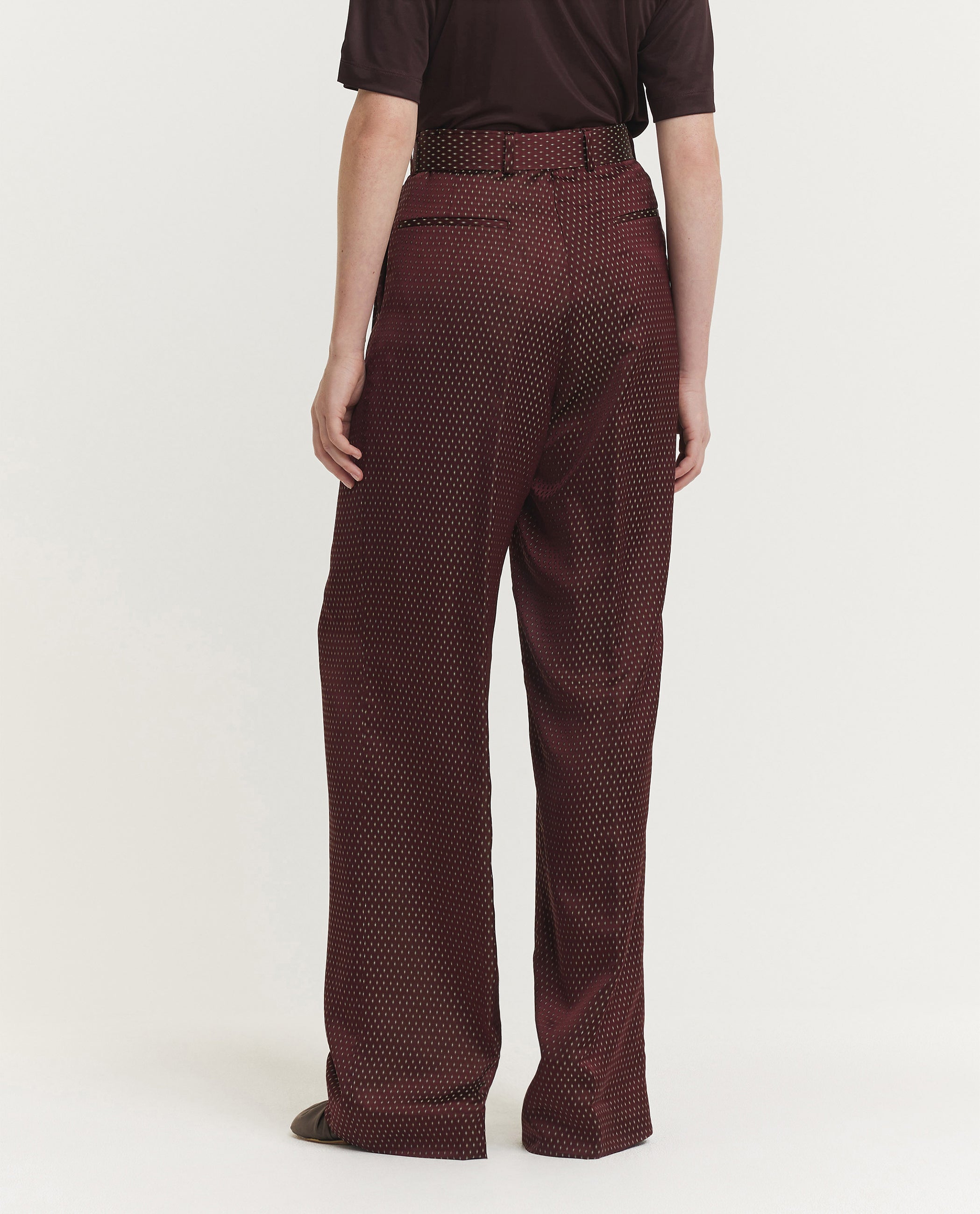 Smooth Printed Trousers