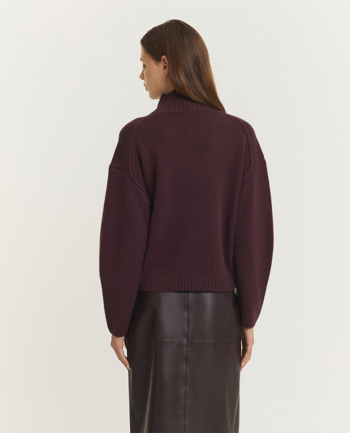 Luxe Cashmere Coltrui - Paars