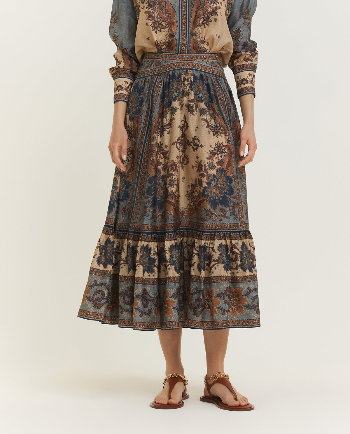 Ascension Tiered Rok - Blauw