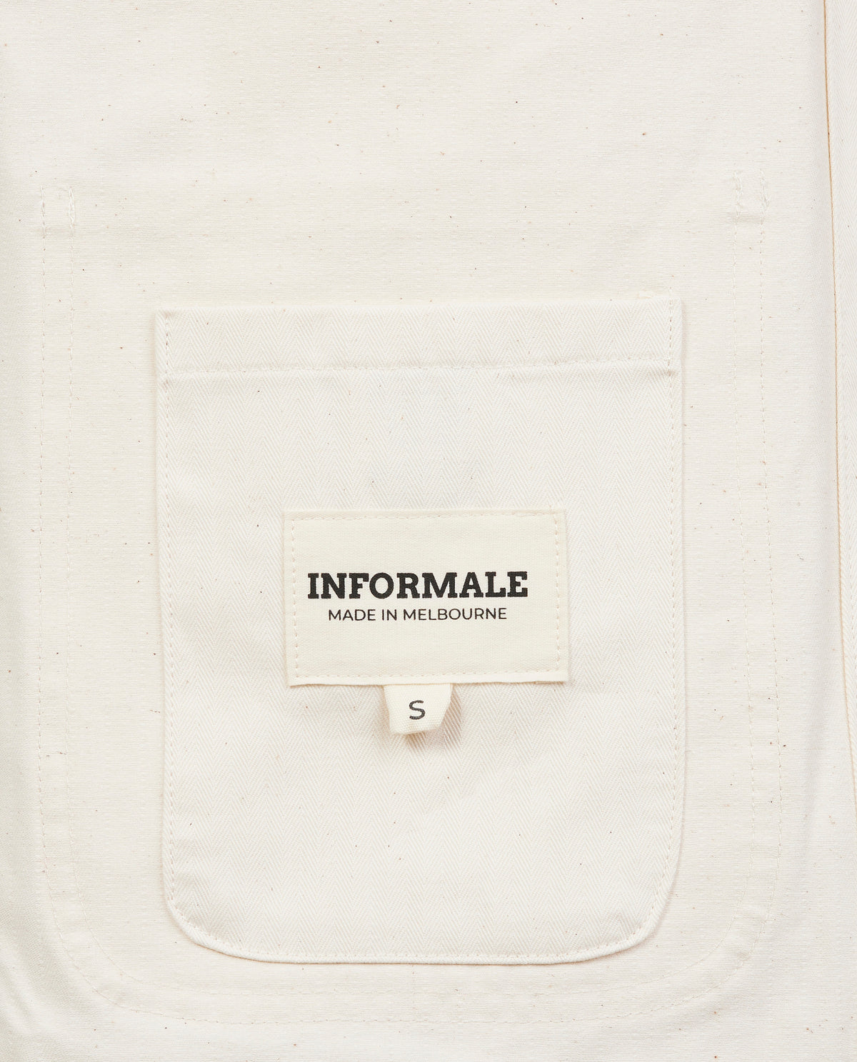 Katoenen Chore Jacket - Ecru