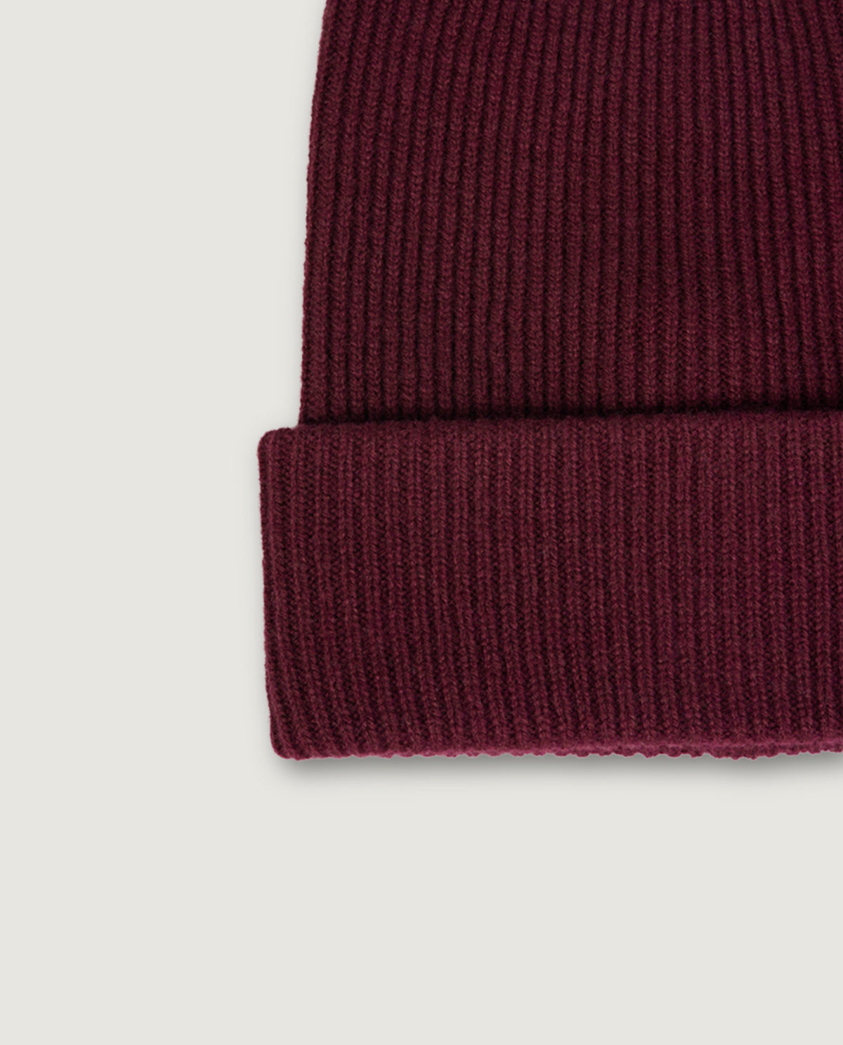 Wol Cashmere Muts - Rood