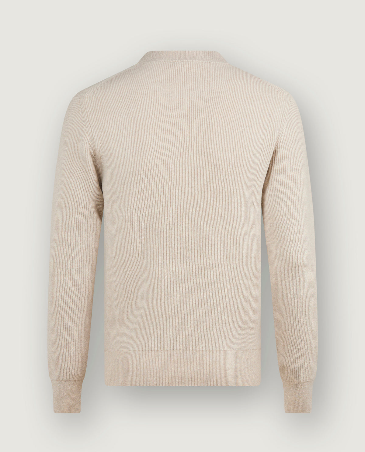 Cashmere Ronde Hals Trui - Lichtbruin