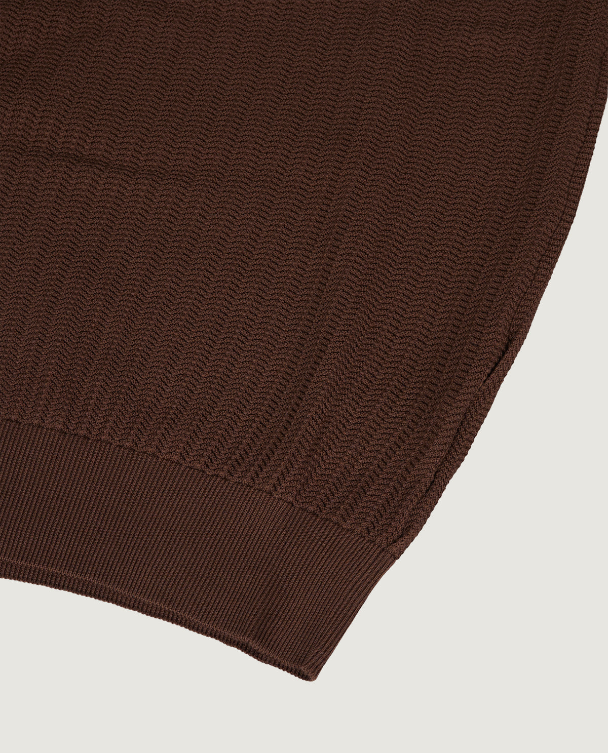 Cotton Crochet Polo Shirt