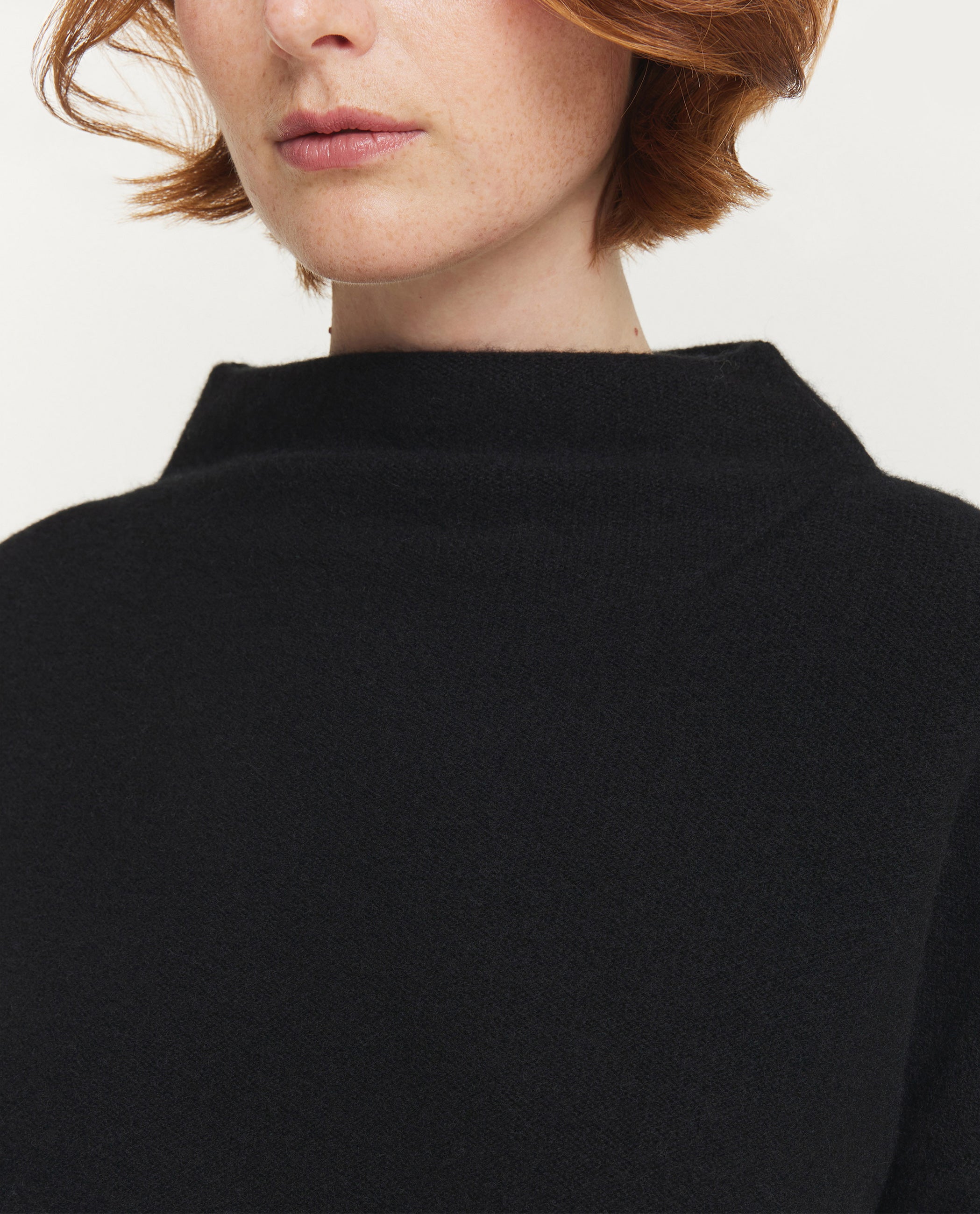 Plush Funnel Neck Pullover