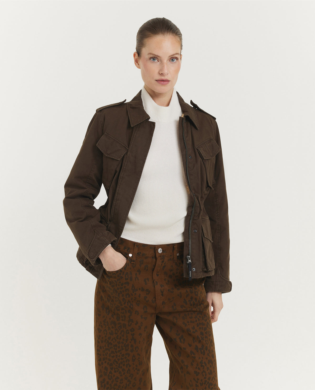 Waxed Cotton Field Jacket