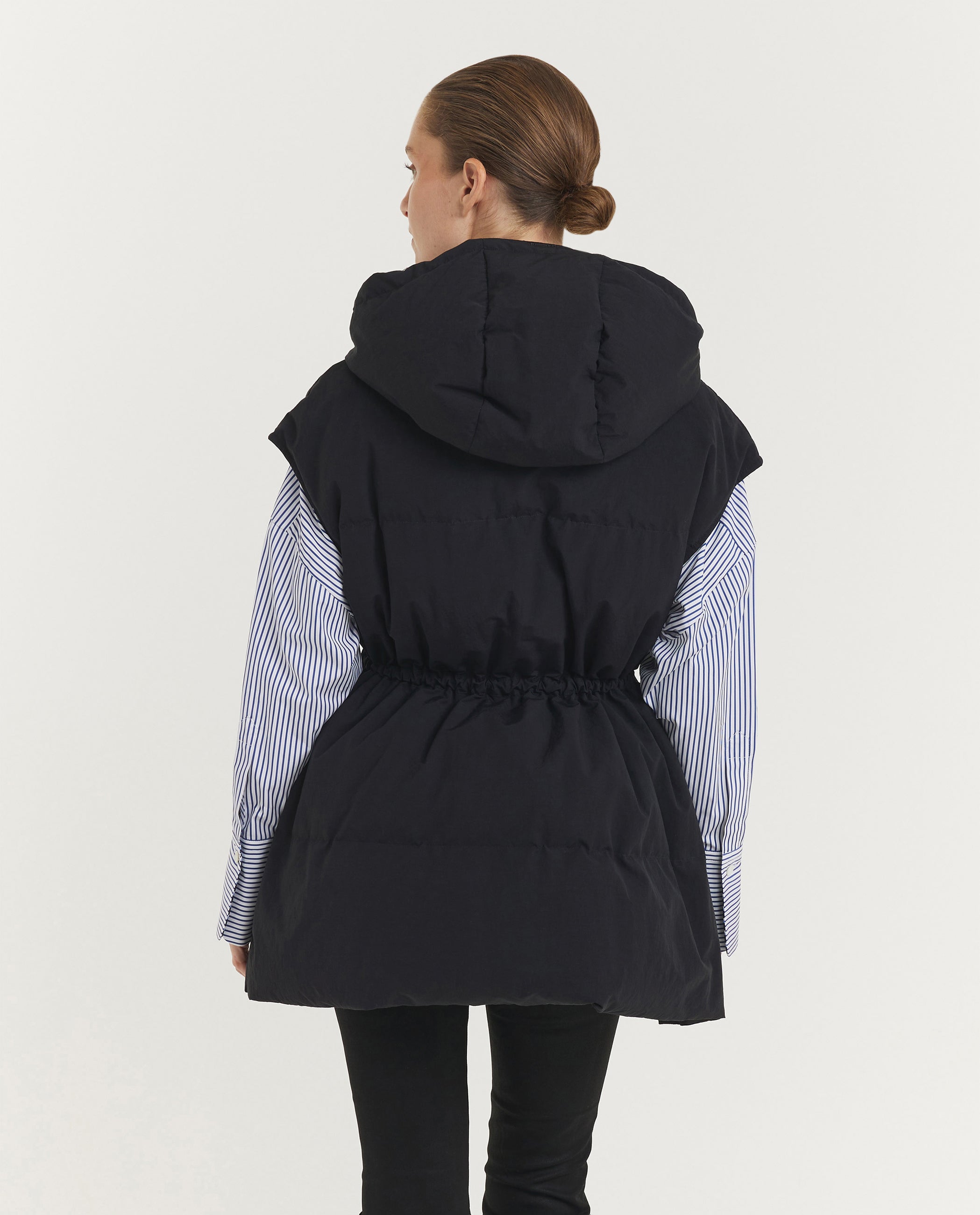 Hooded Dons Vest - Zwart