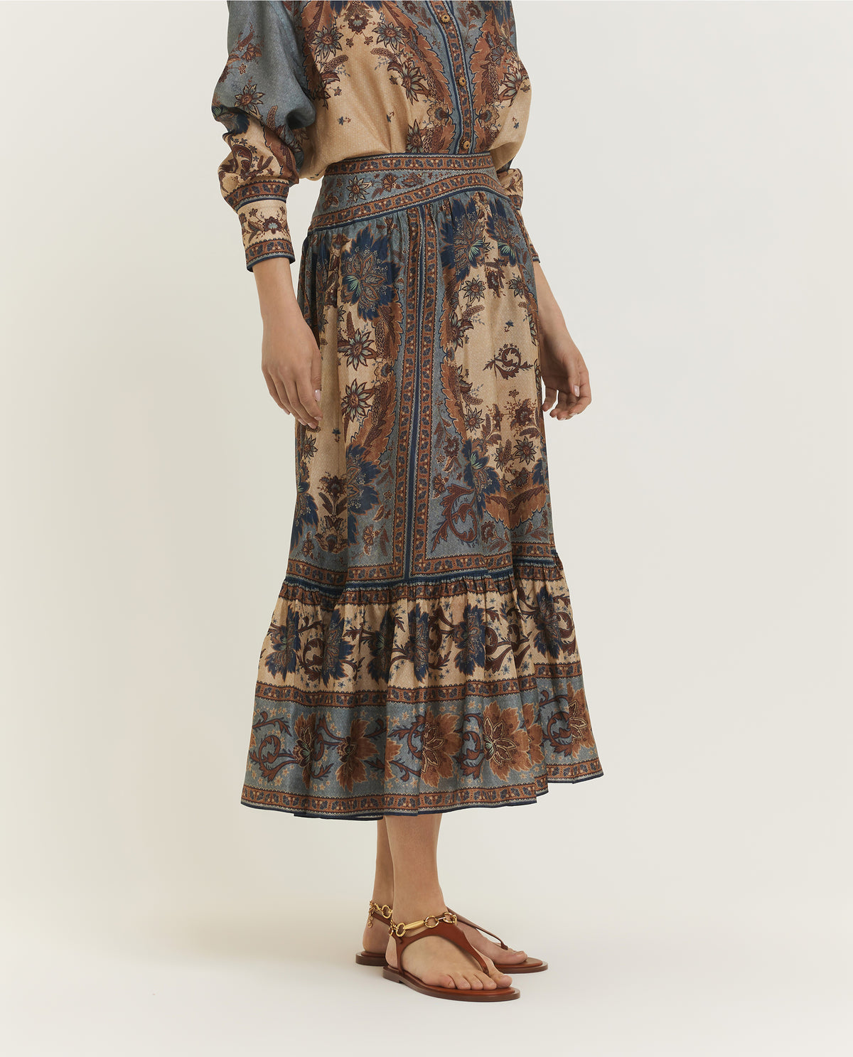 Ascension Tiered Rok - Blauw