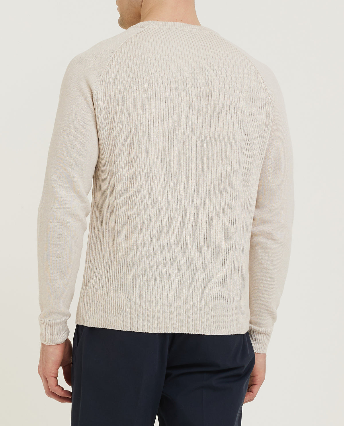 Linnen Katoenen Trui - Ecru