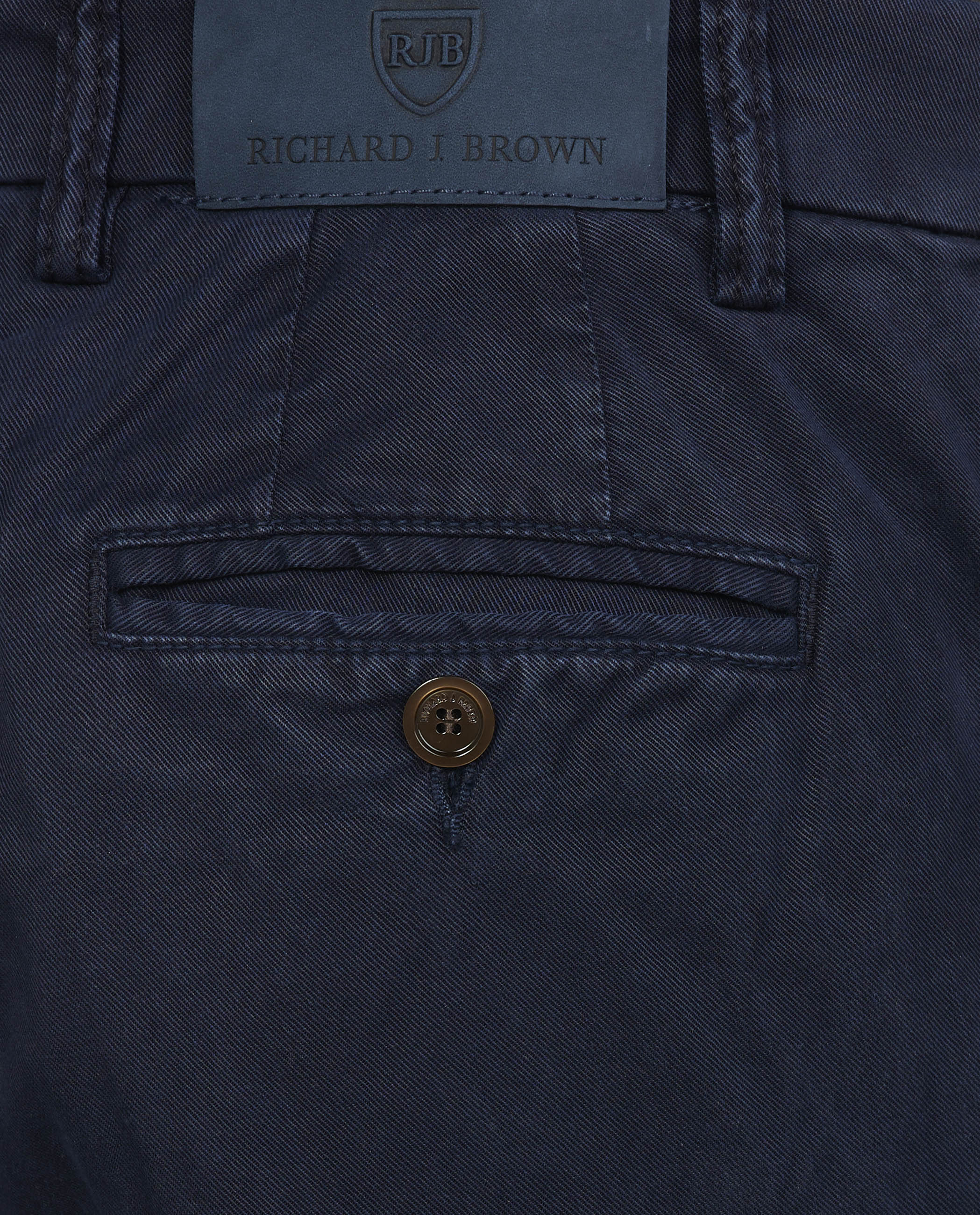 Piece Dyed Singapore Broek - Donkerblauw