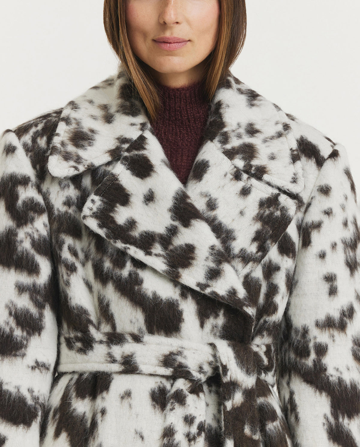 Rafaella Animal Print Overcoat