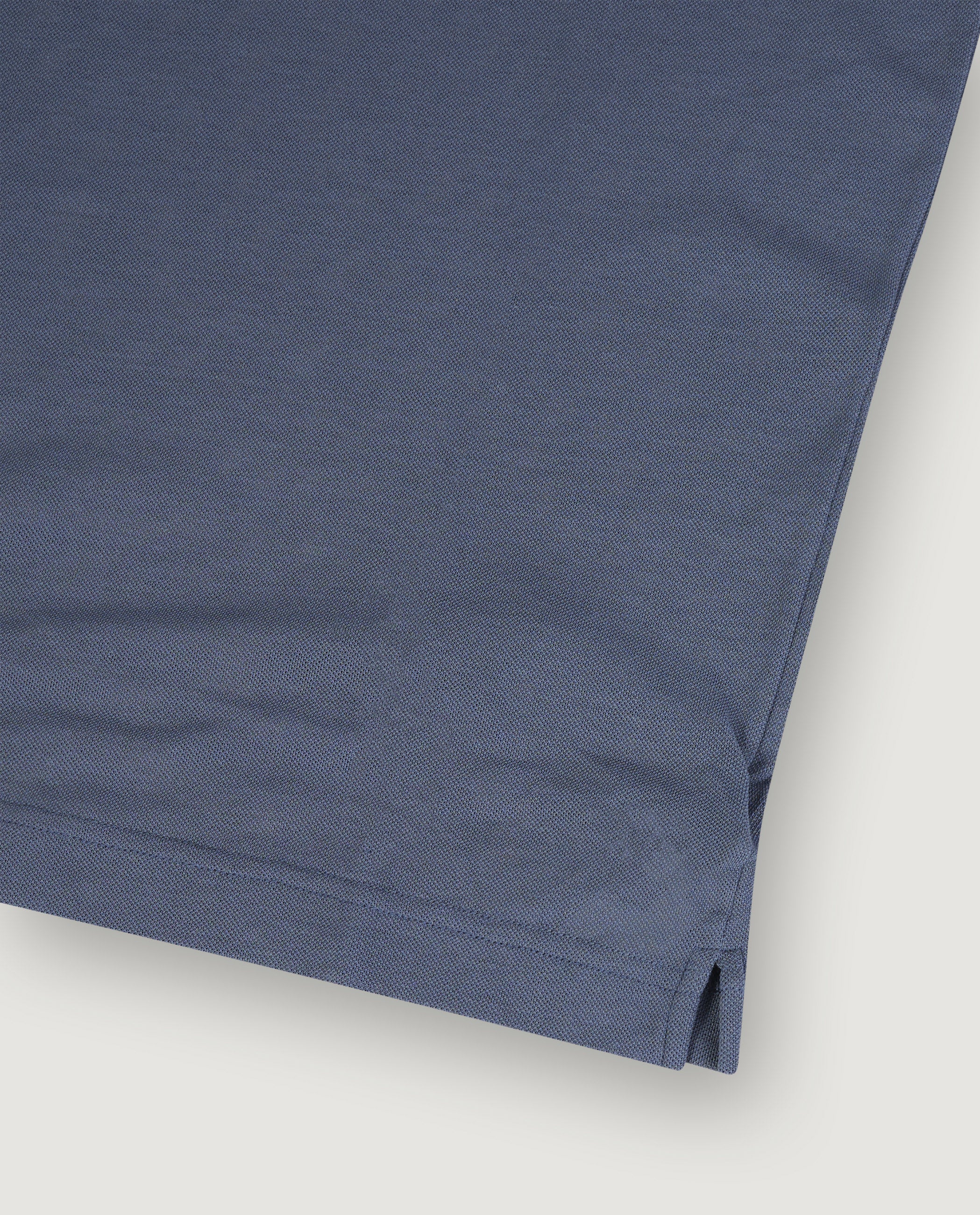 Pique Ice Cotton Polo - Blauw