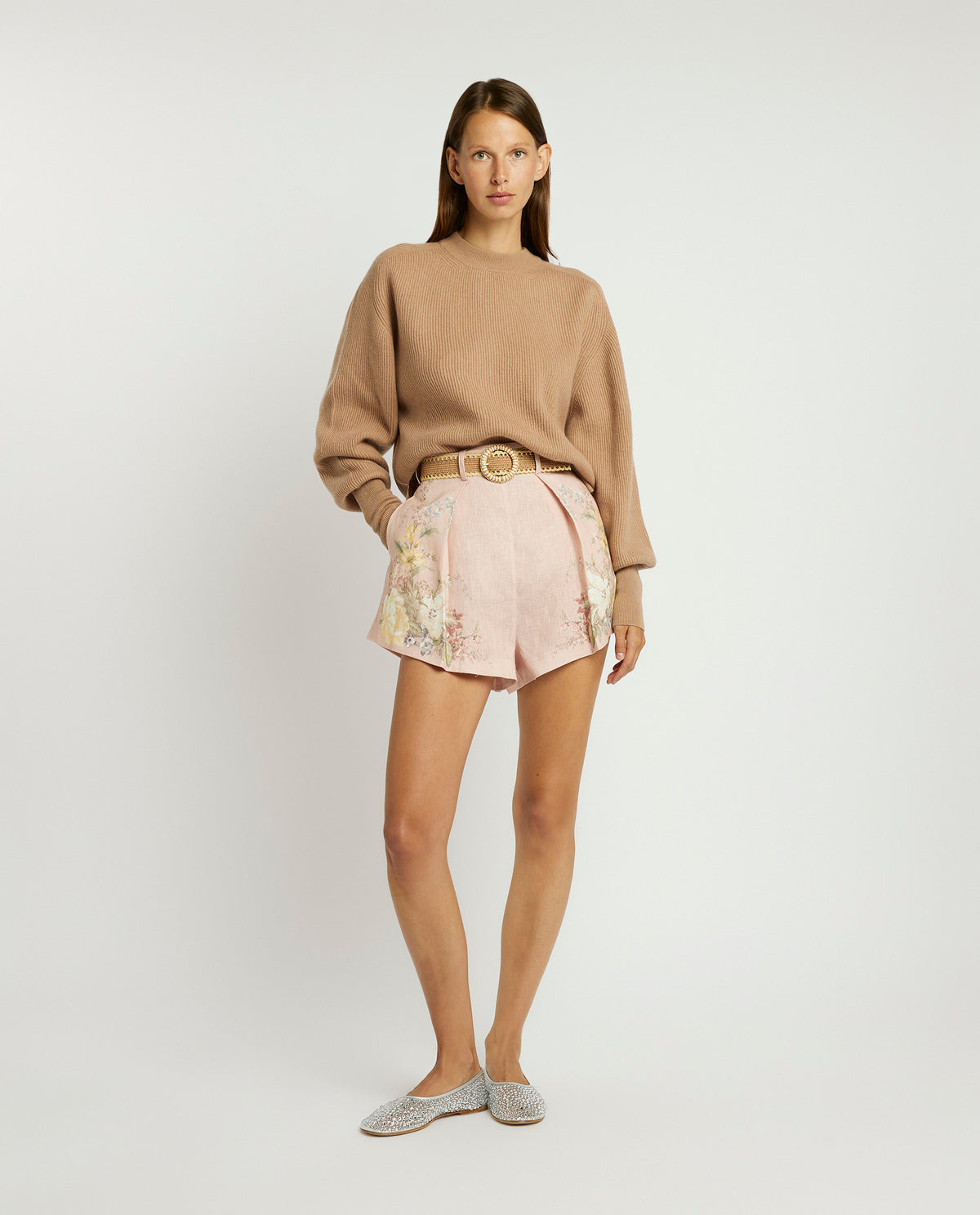 Wool-silk sweater