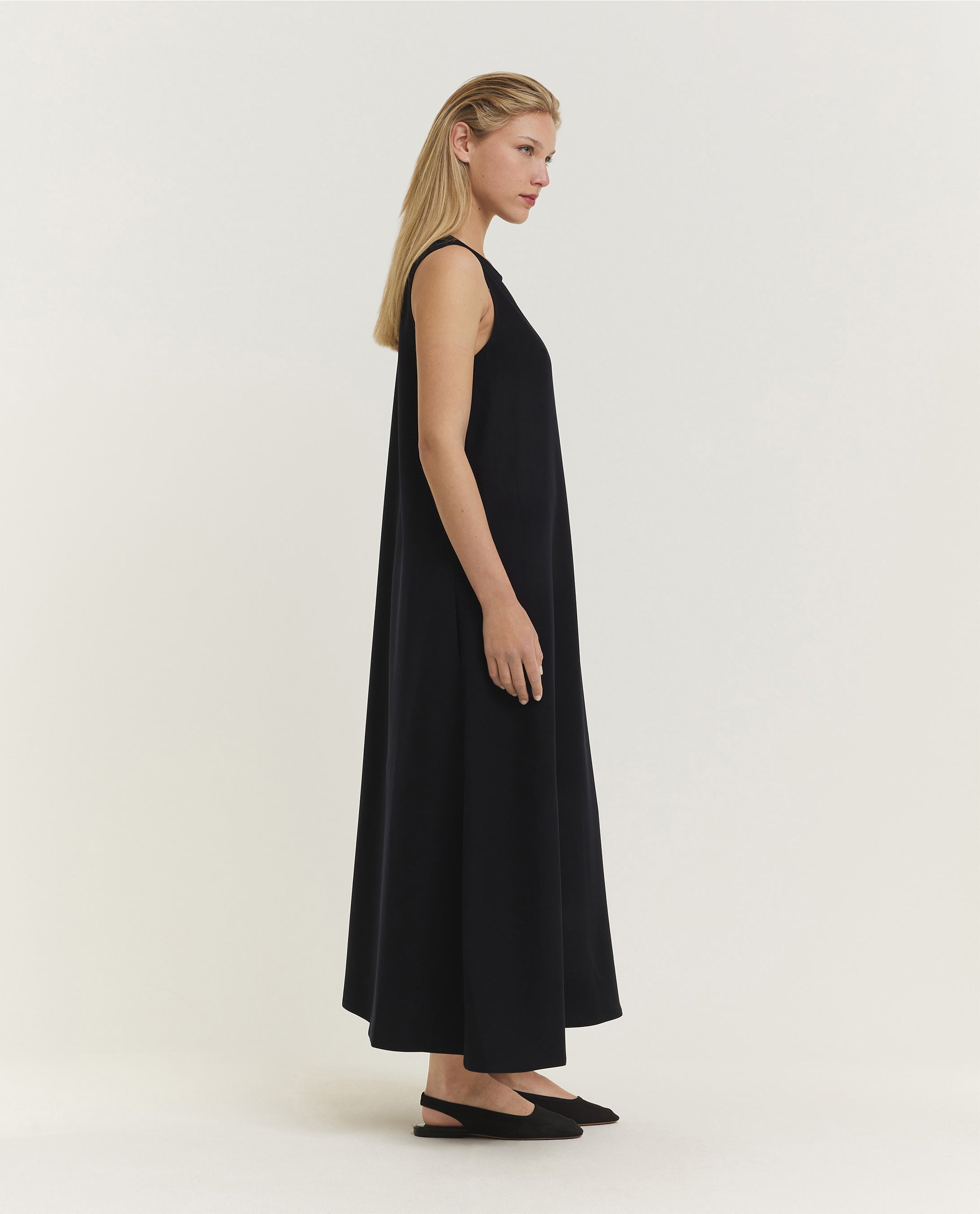 Sleeveless Trapeze Dress