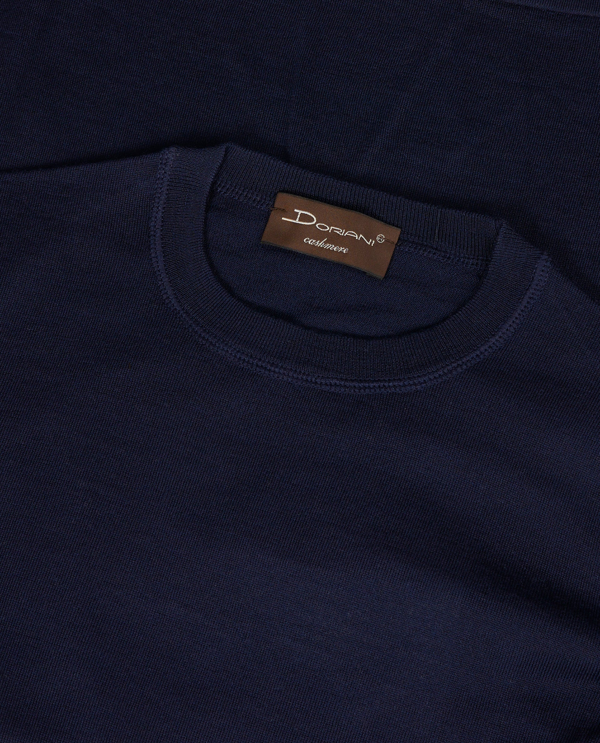 Ronde Hals Trui - Donkerblauw